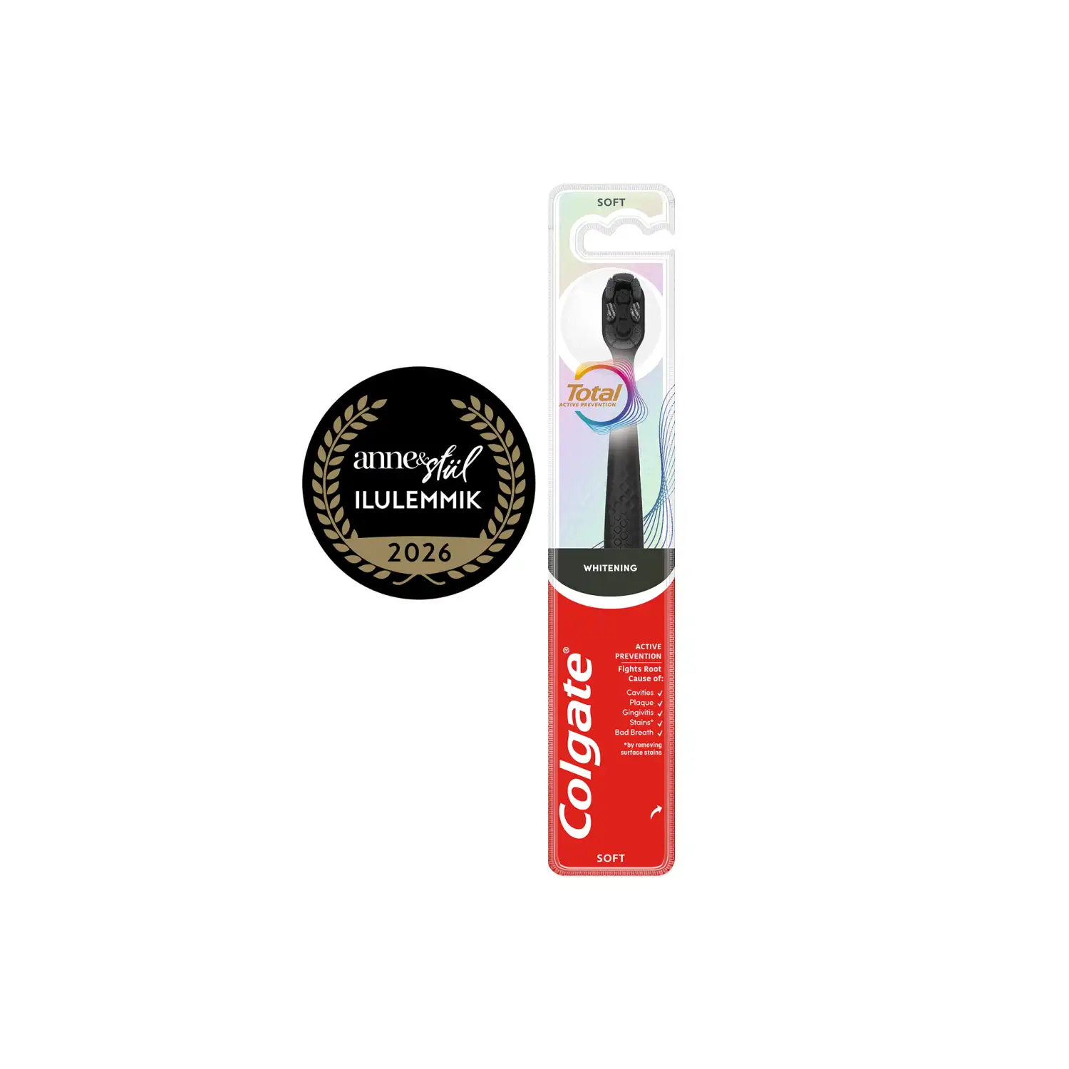 Hambahari Colgate Total Black pehme