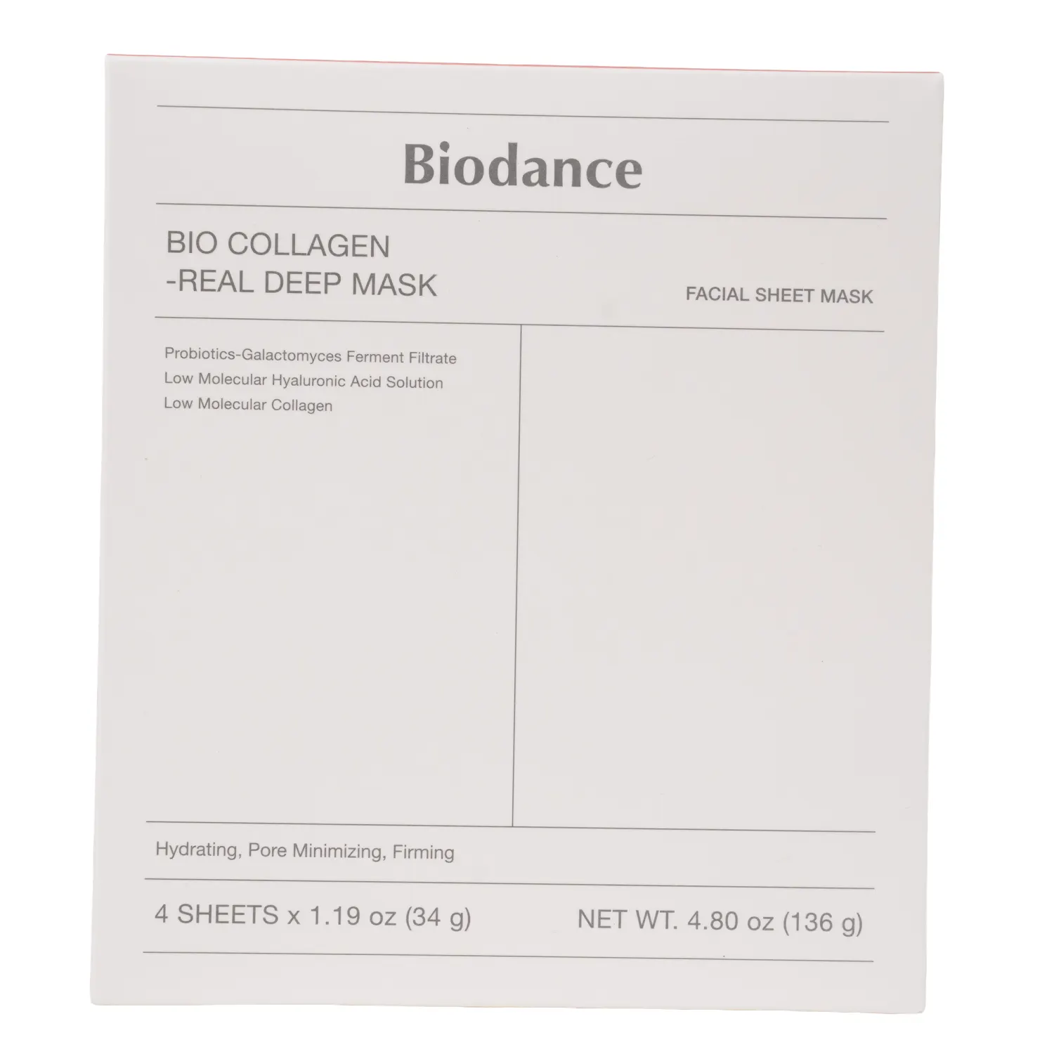 Maska Biodance Bio Collagen Real Deep 4gab.