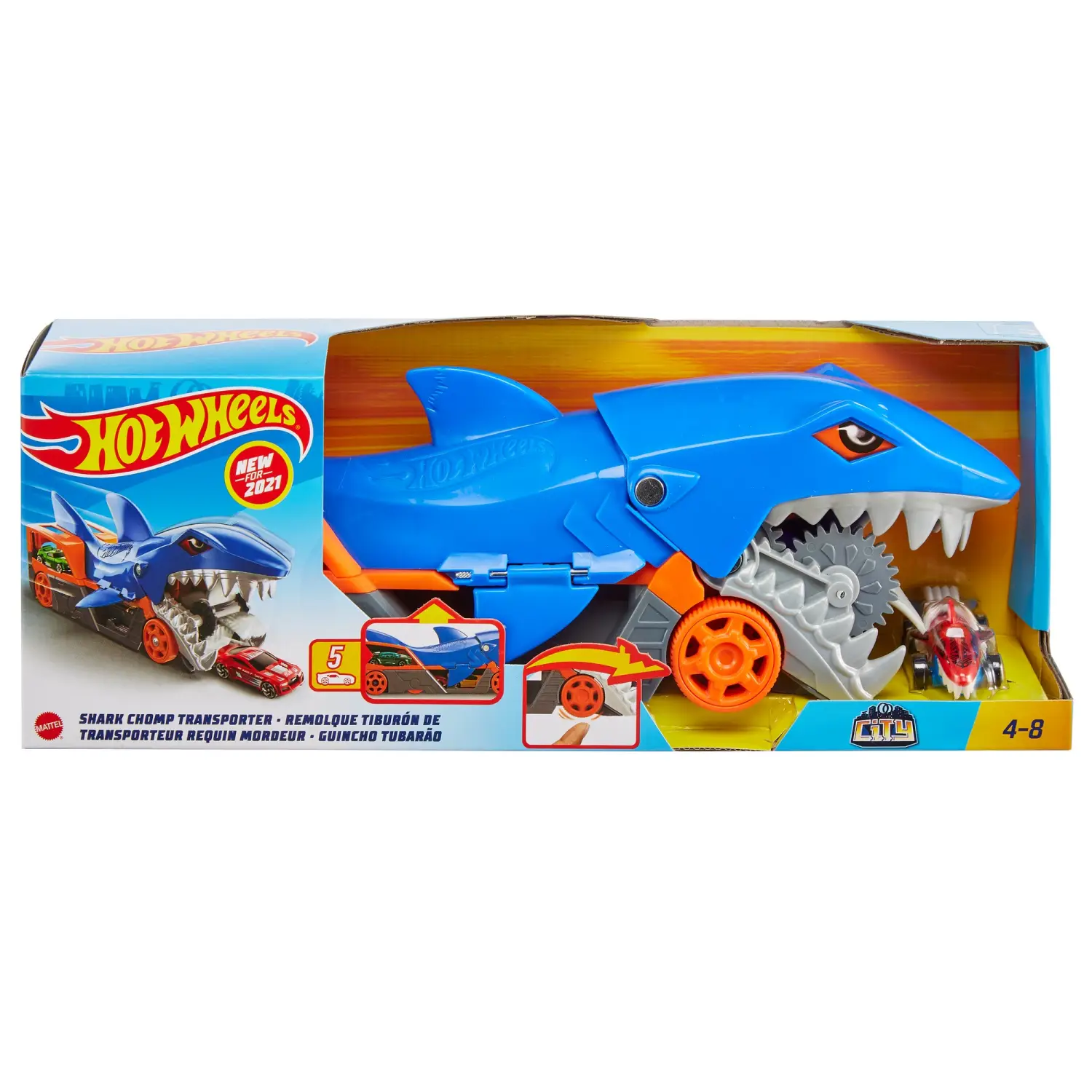 Žaislas HOT WHEELS Ryklys transporteris
