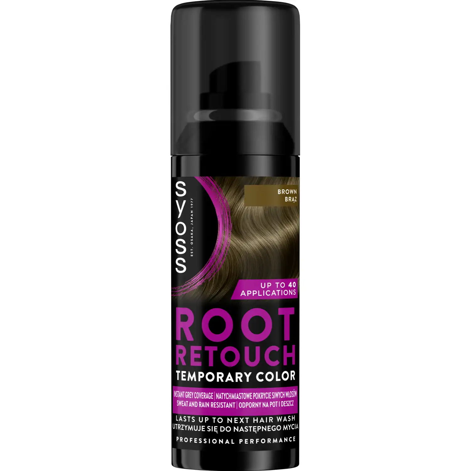Līdzeklis Syoss Color Root Ret.Brūn.mat.120ml