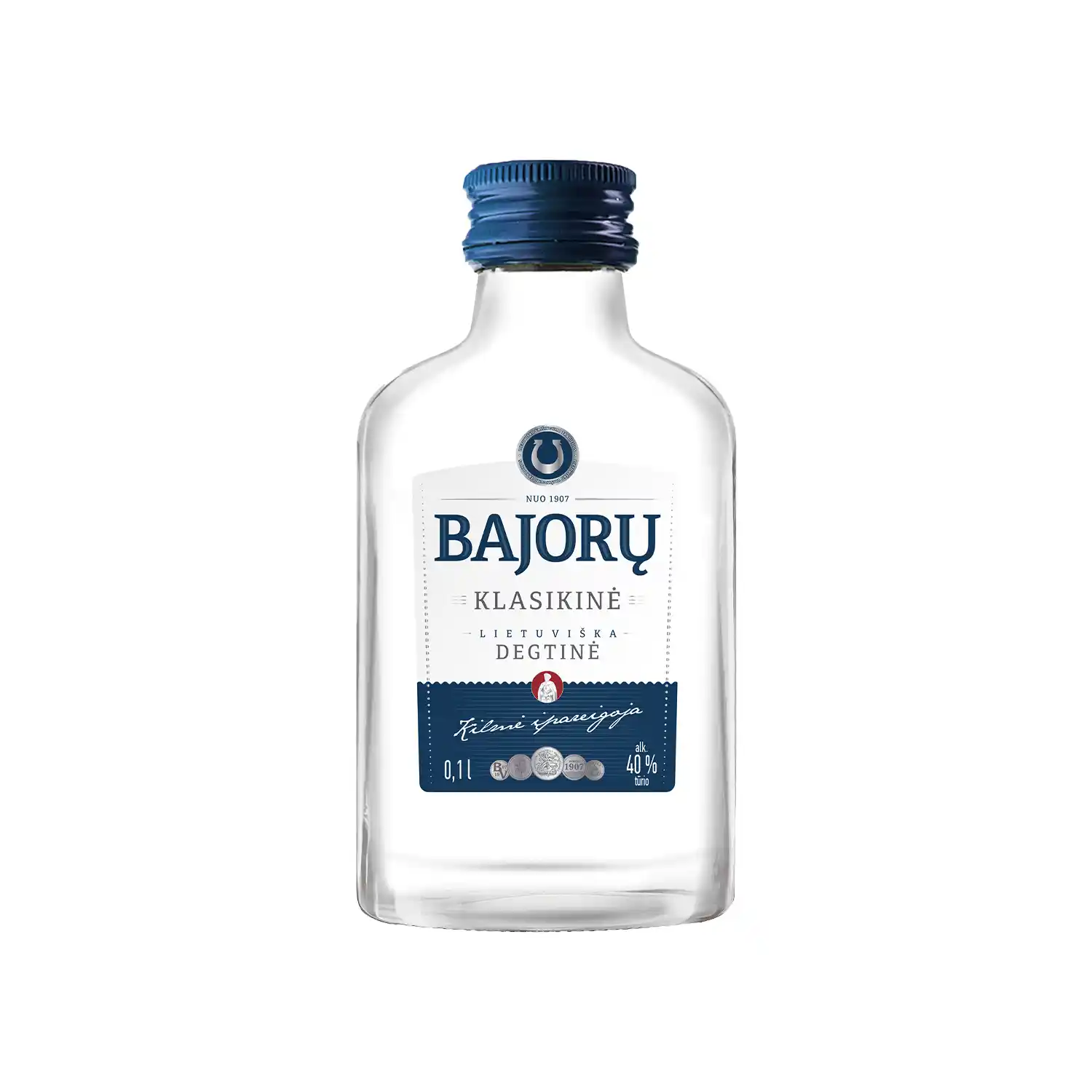 Degtinė BAJORŲ KLASIKINĖ, 40 %, 0,1 l