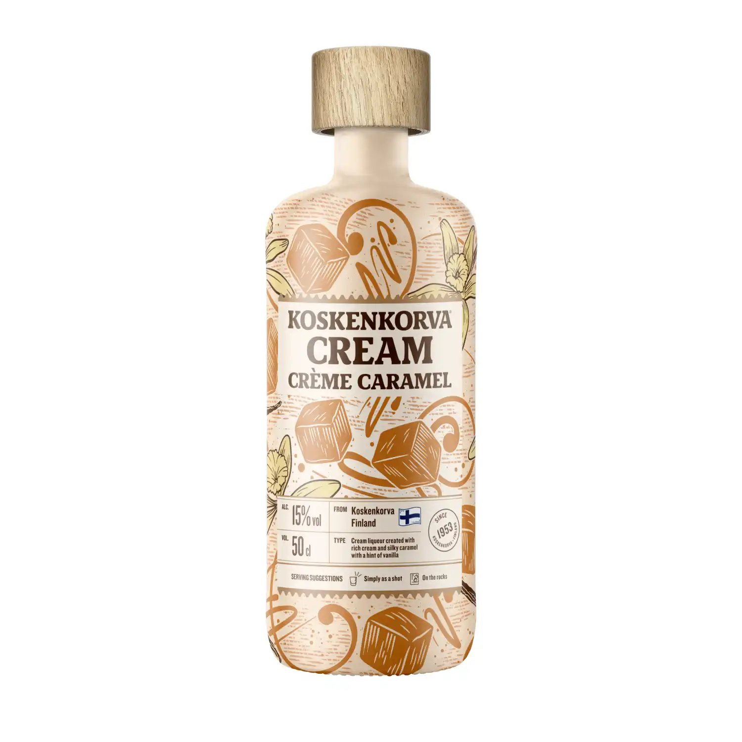 Liköör Koskenkorva Creme Caramel Cr. 15% 0,5l