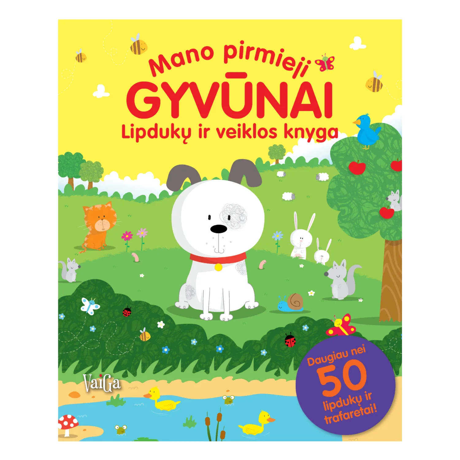Knyga MANO PIRMIEJI GYVŪNAI. LIPDUKŲ KNYGA