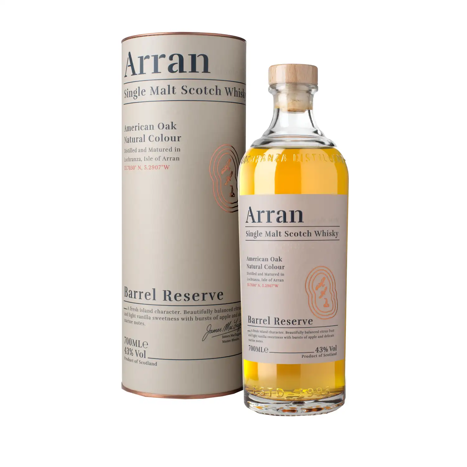 Viskijs Arran S. Malt Barrel Reserve 43% 0,7l