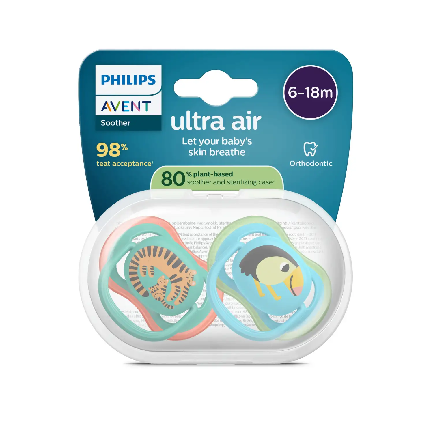 Mānek. Philips Avent Ultra Air 6-18mēn. 2gab.