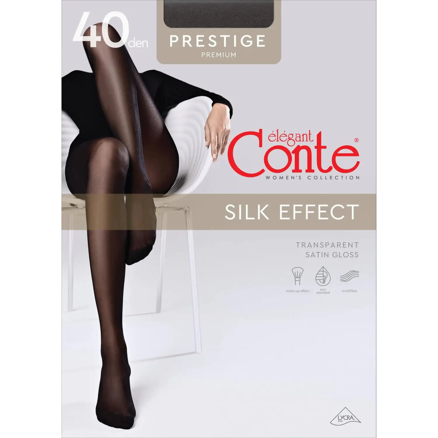 Zeķubikses Cnt Prestige 40 nero 2