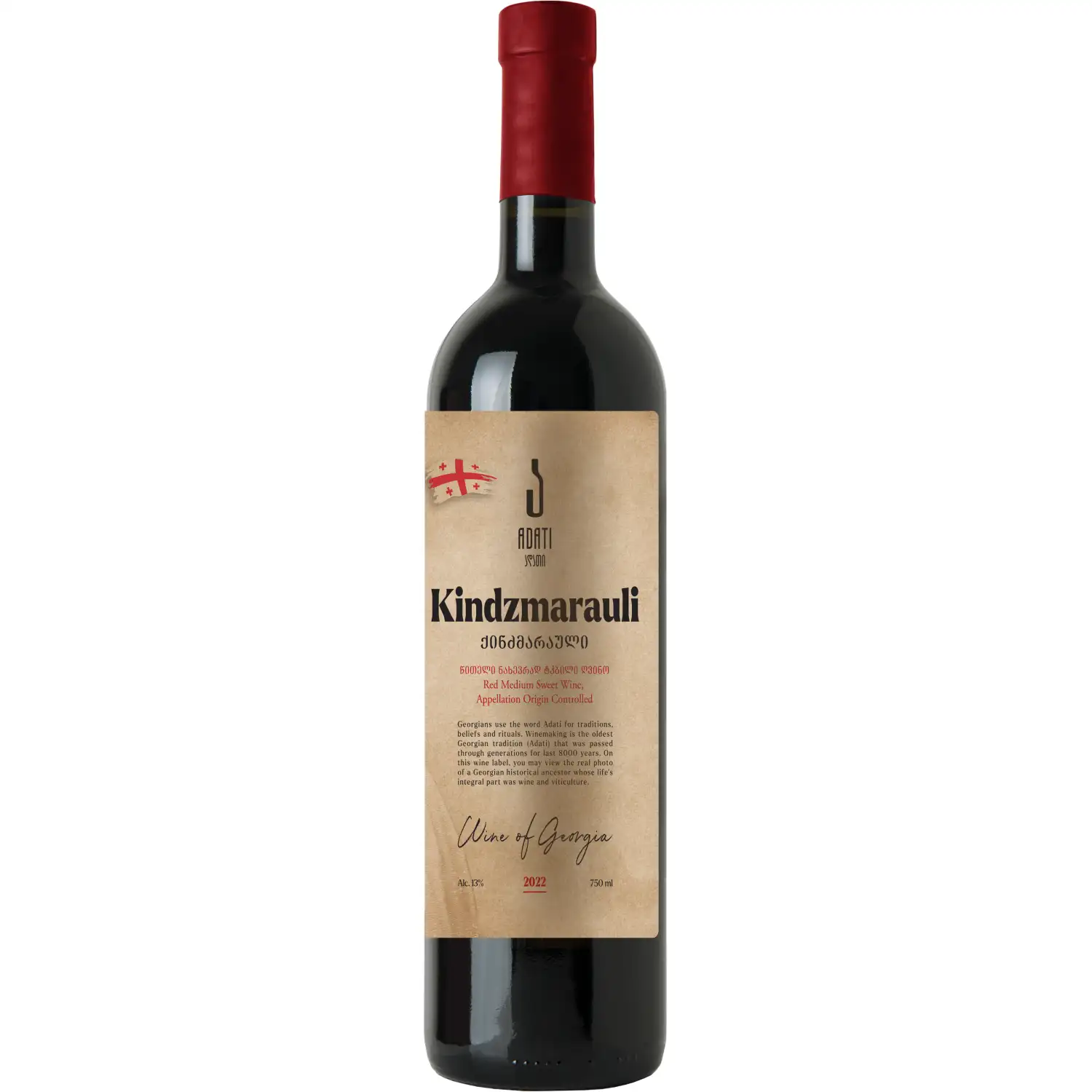 GT vein Adati Kindzmarauli 11,5%vol 0,75l