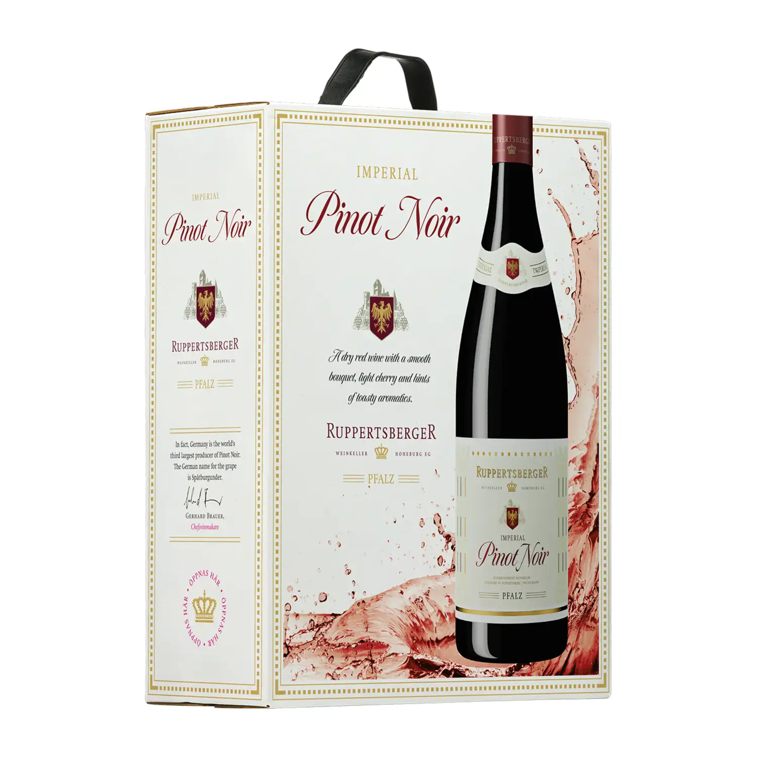 Raudonasis vynas RUPPERTSBERGER, 13 %, 2,25 l