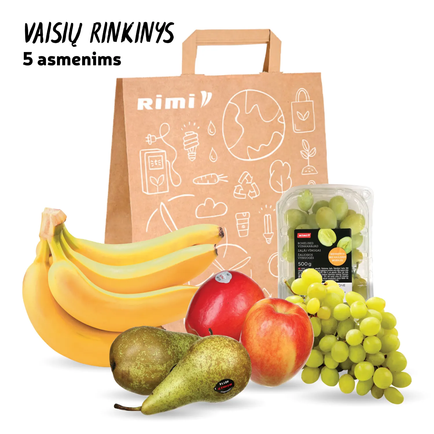 Vaisių rinkinys (5 asmenų)