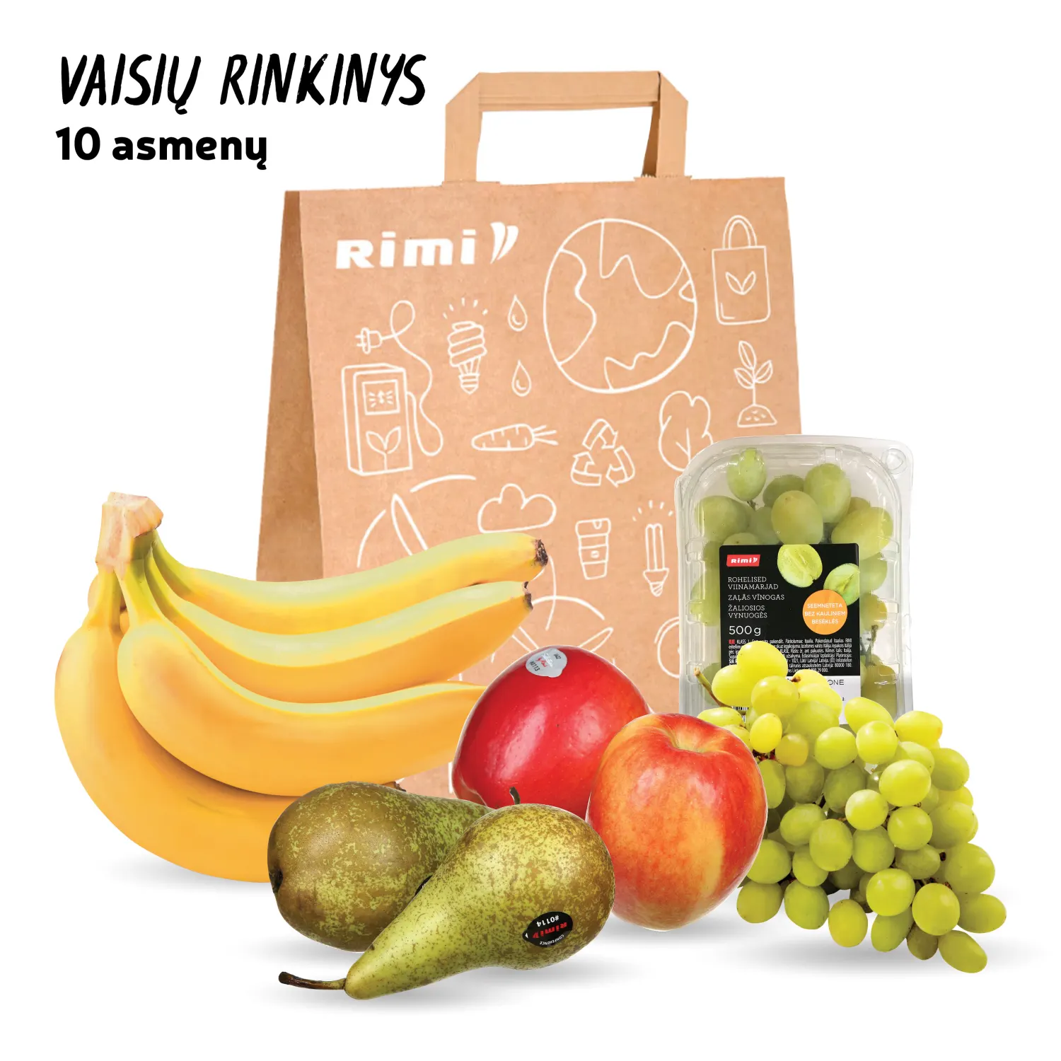 Vaisių rinkinys (10 asmenų)