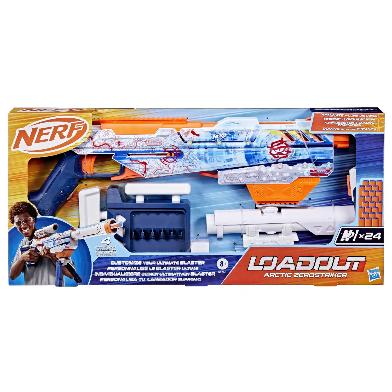 Šautuvas NERF ARCTIC ZEROSTRIKER G1763