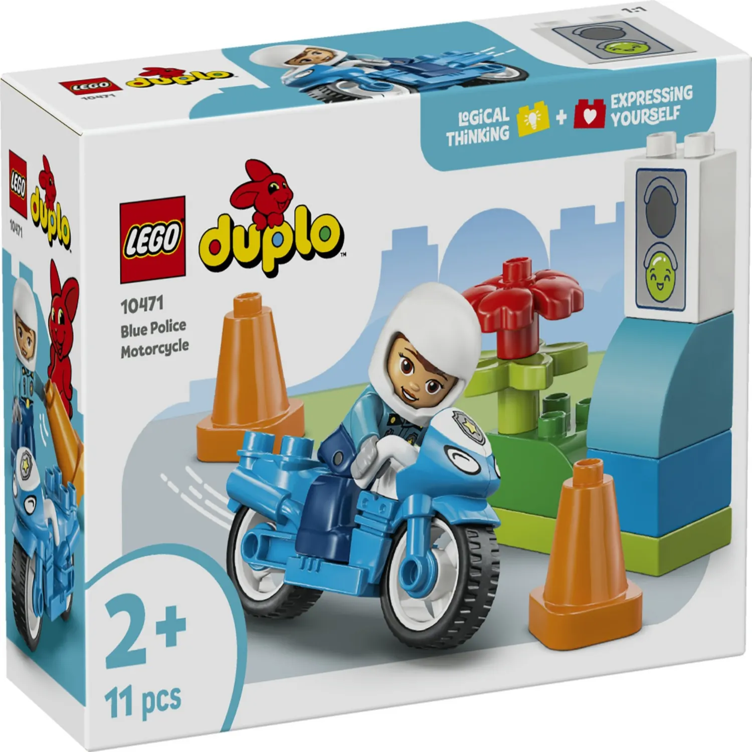 Konstr. LEGO Policijos Motociklas 10471