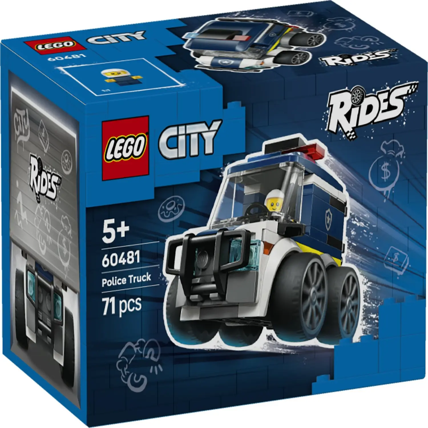 Konstr. LEGO Policijos Sunkvežimis 60481
