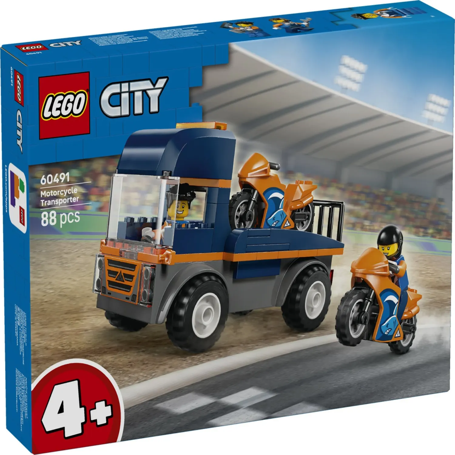 Konstr. Lego Mootorratta Transport 60491