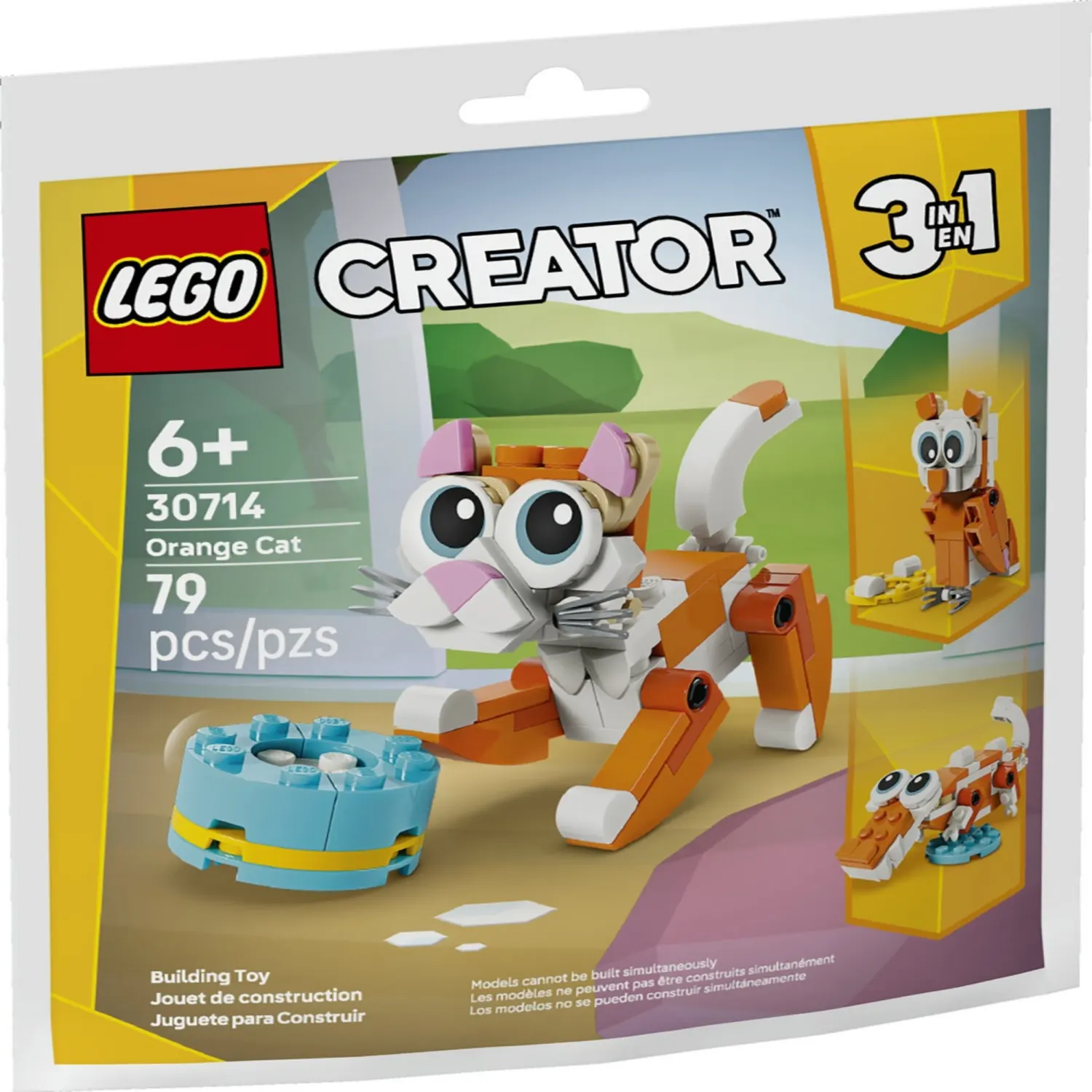 Konstruktorius LEGO Oranžinė Katė 30714