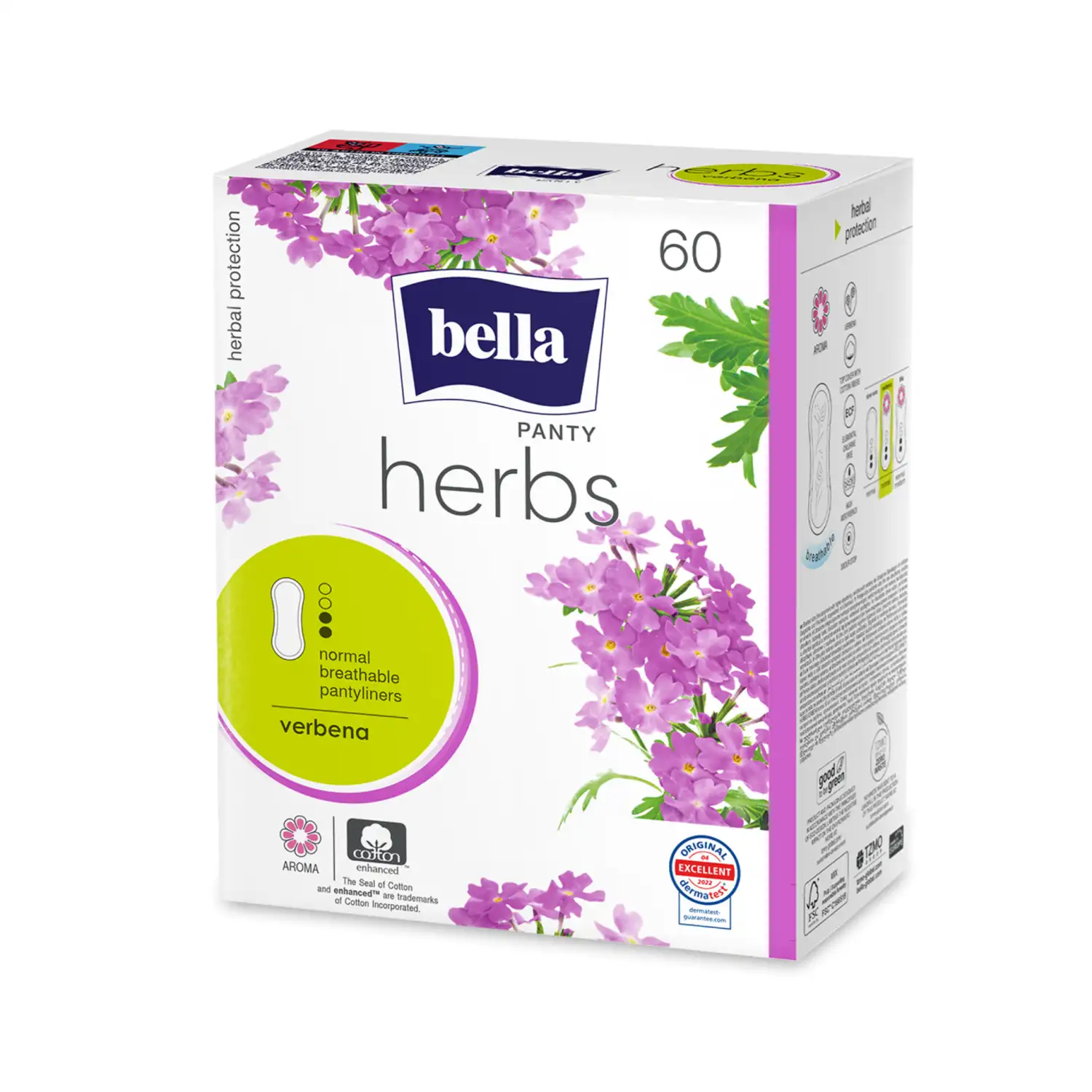 Hügieenisid. Bella Panty Herbs Verbena 60tk