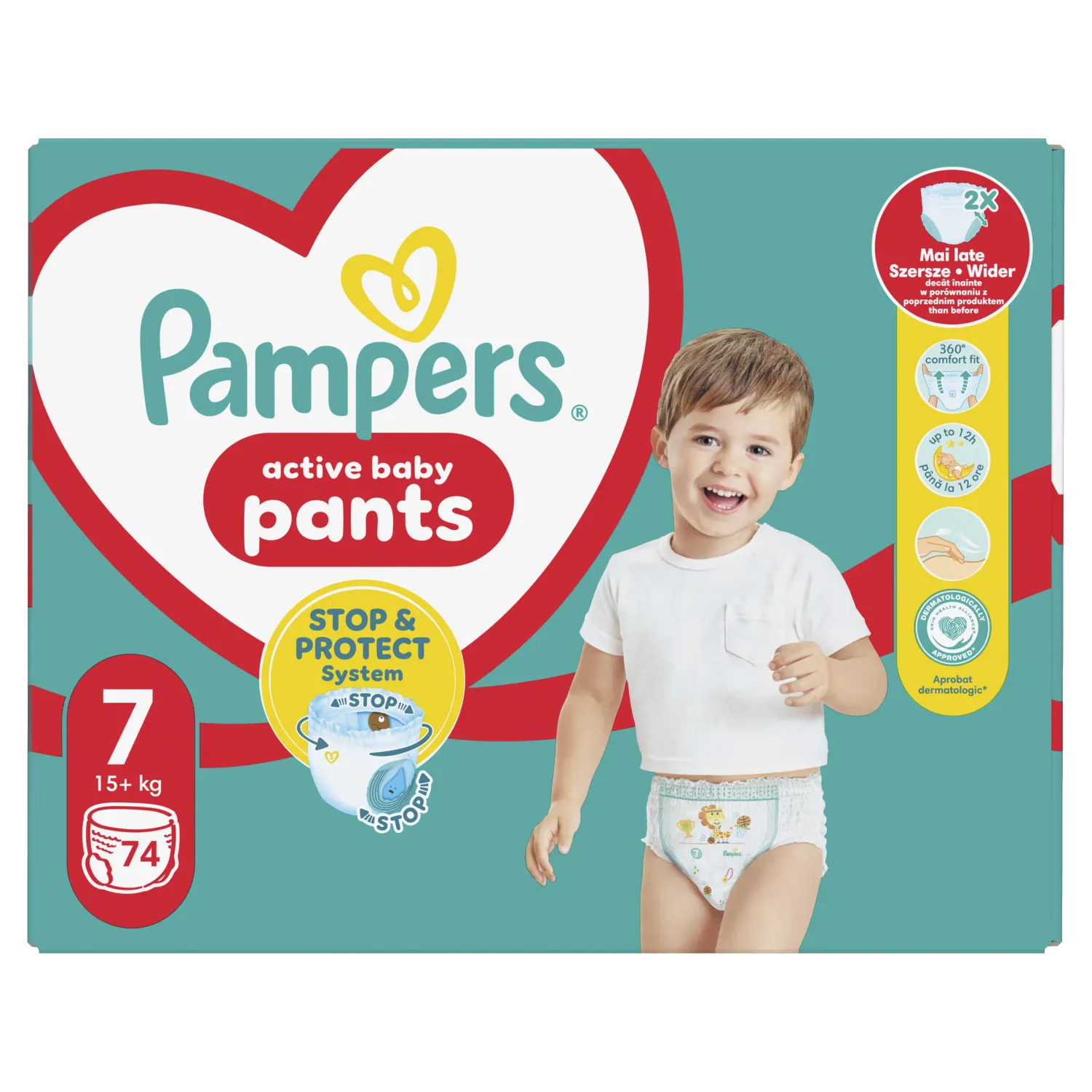 Autiņbiks. Pampers Pants Mega Pack S7 74gab.