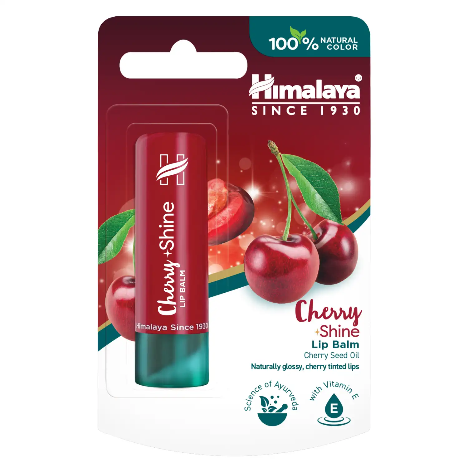 Lūpu balzams Himalaya Cherry Shine 4,5g