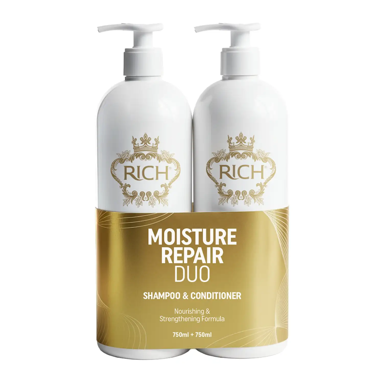 Šamp. ja pals. Rich Moist. Rep. Duo 2x750ml