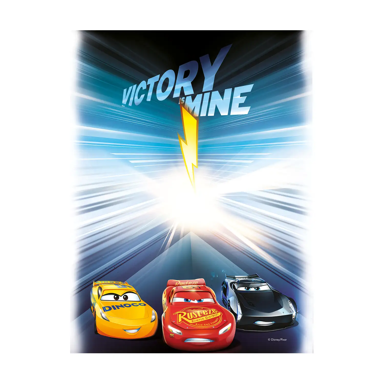 Plastmasas galdauts Cars 120x180cm