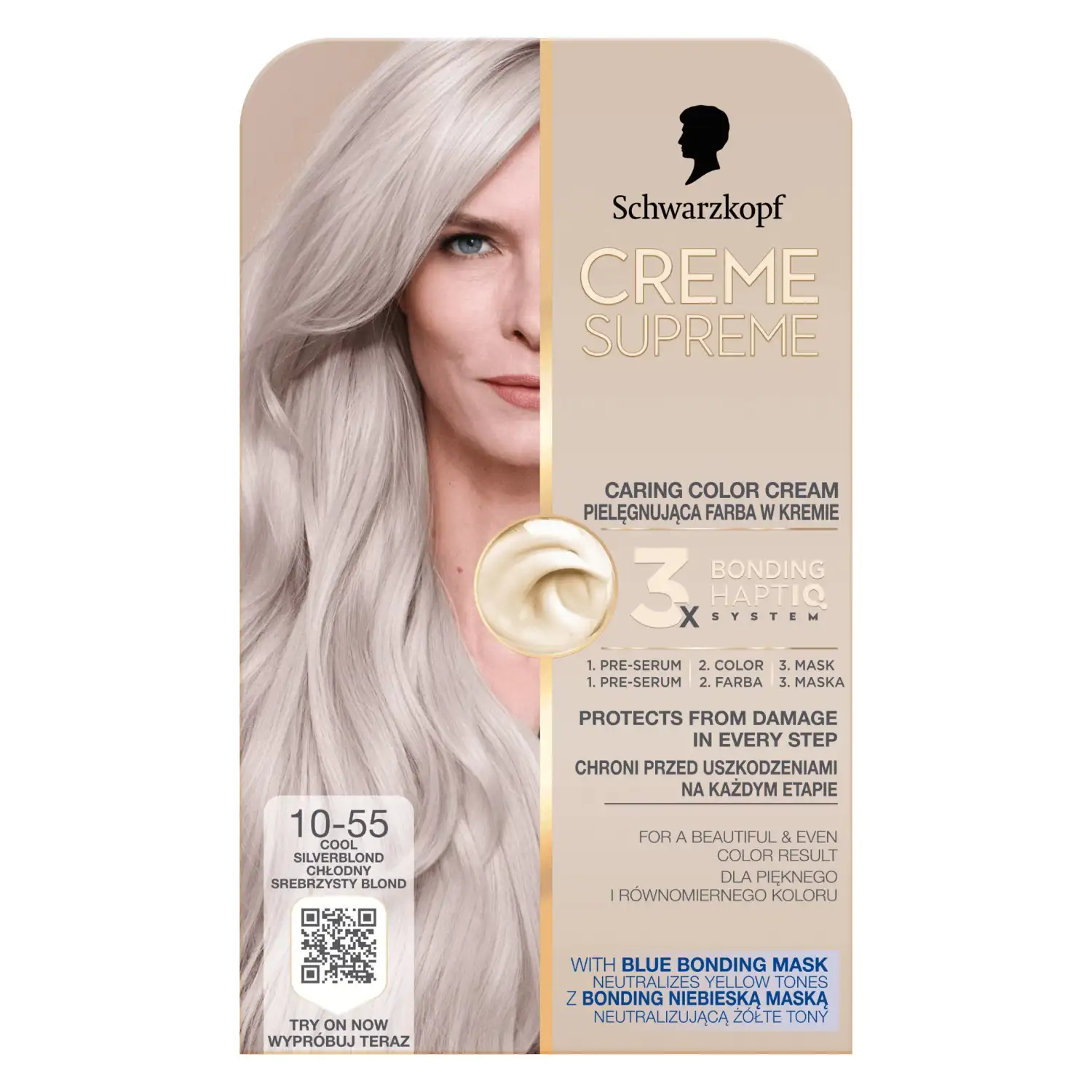 Matu kr.SK Creme Supreme 10-55 sudraba blonds