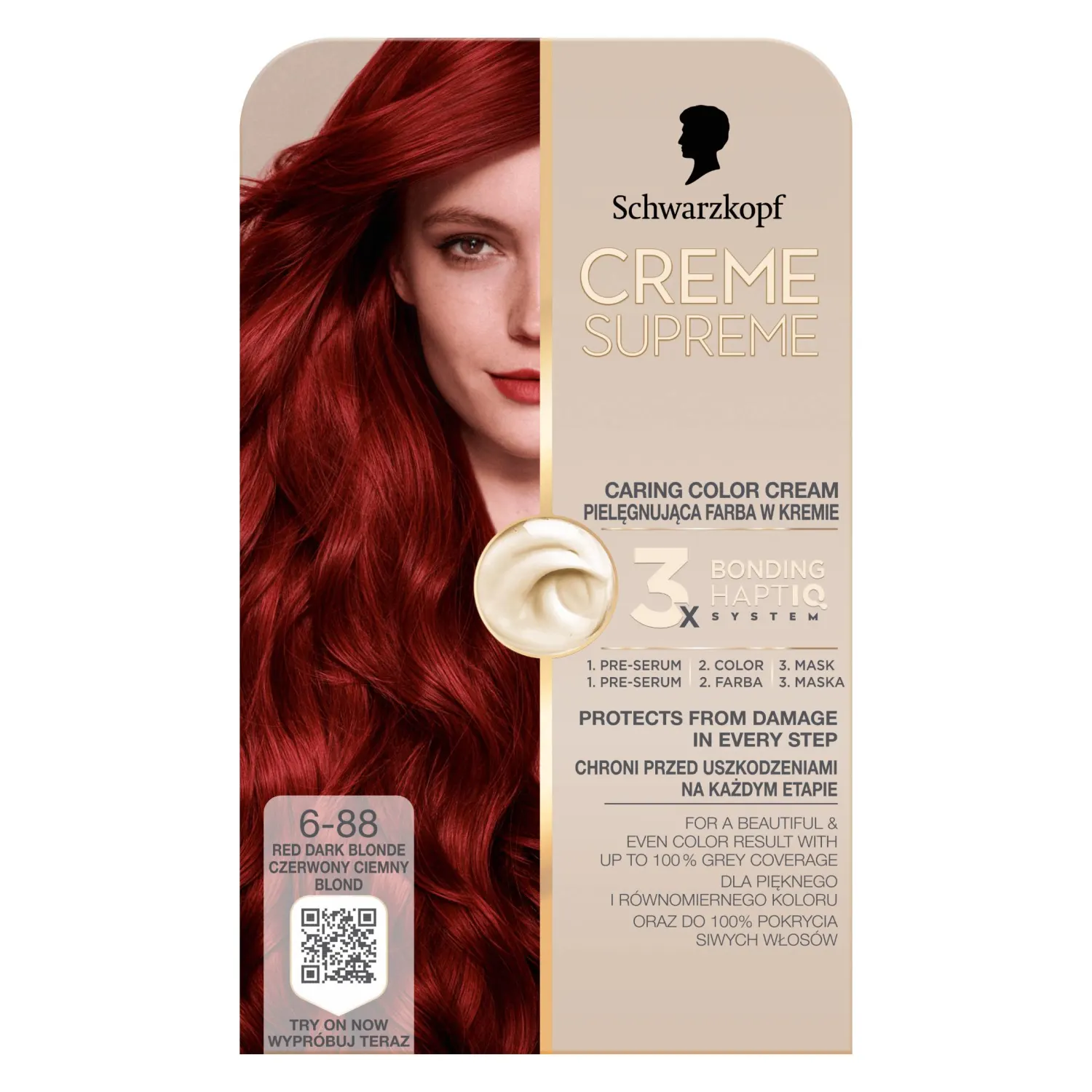 Matu krāsa SK Creme Supreme 6-88 tumši blonds