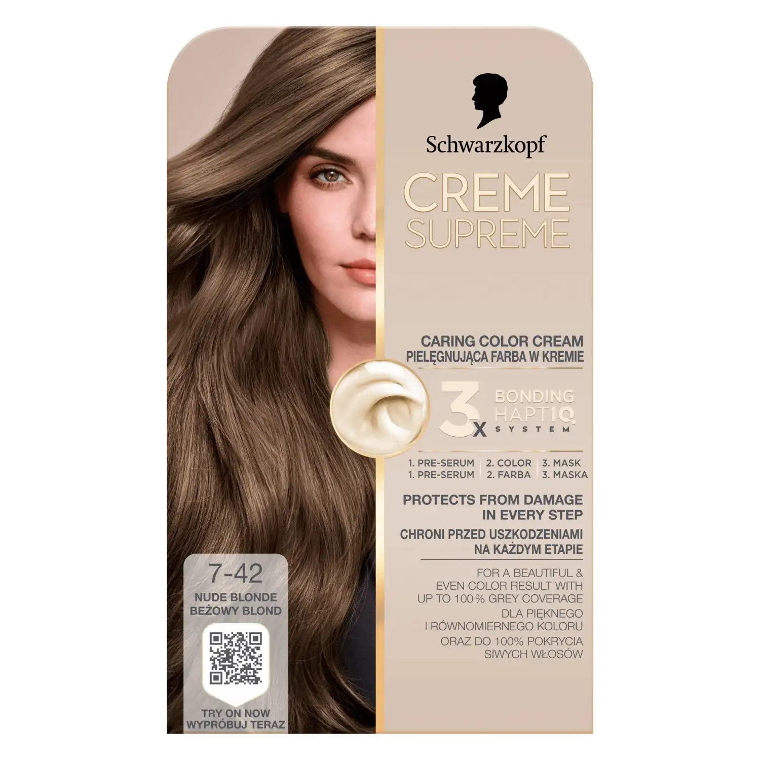 Matu kr. SK Creme Supreme 7-42 smilšu blonds