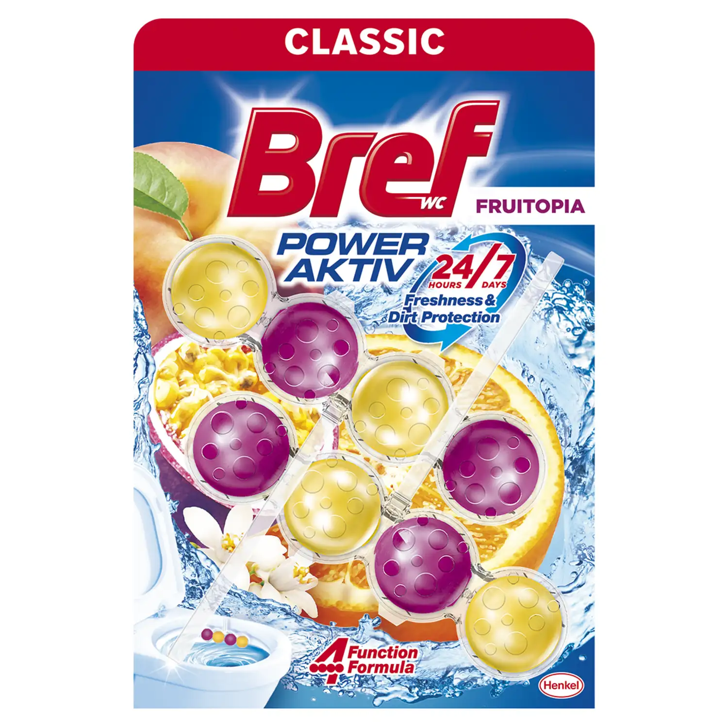 Tualetes tīrīš. līdz. Bref Fruitopia 2x50g