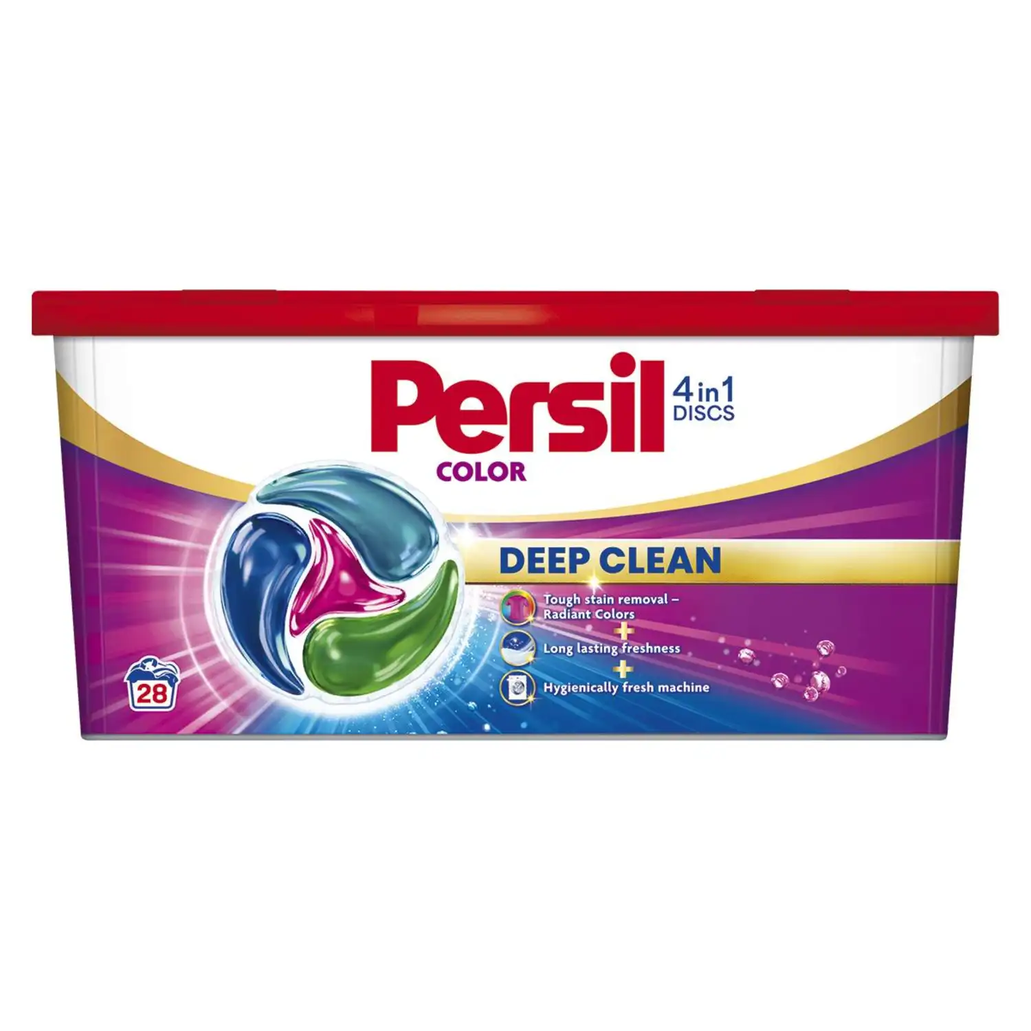 Veļas mazg. kaps. Persil Discs Color 28gab.