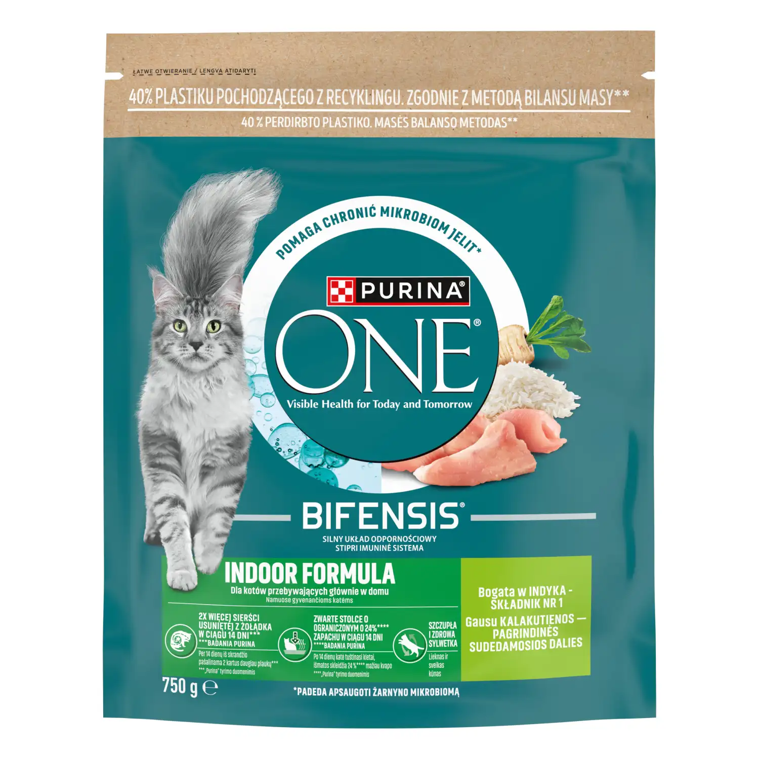 Rimi – akcija / nuolaida: S. ėdalas PURINA ONE katėms su kalak., 750 g