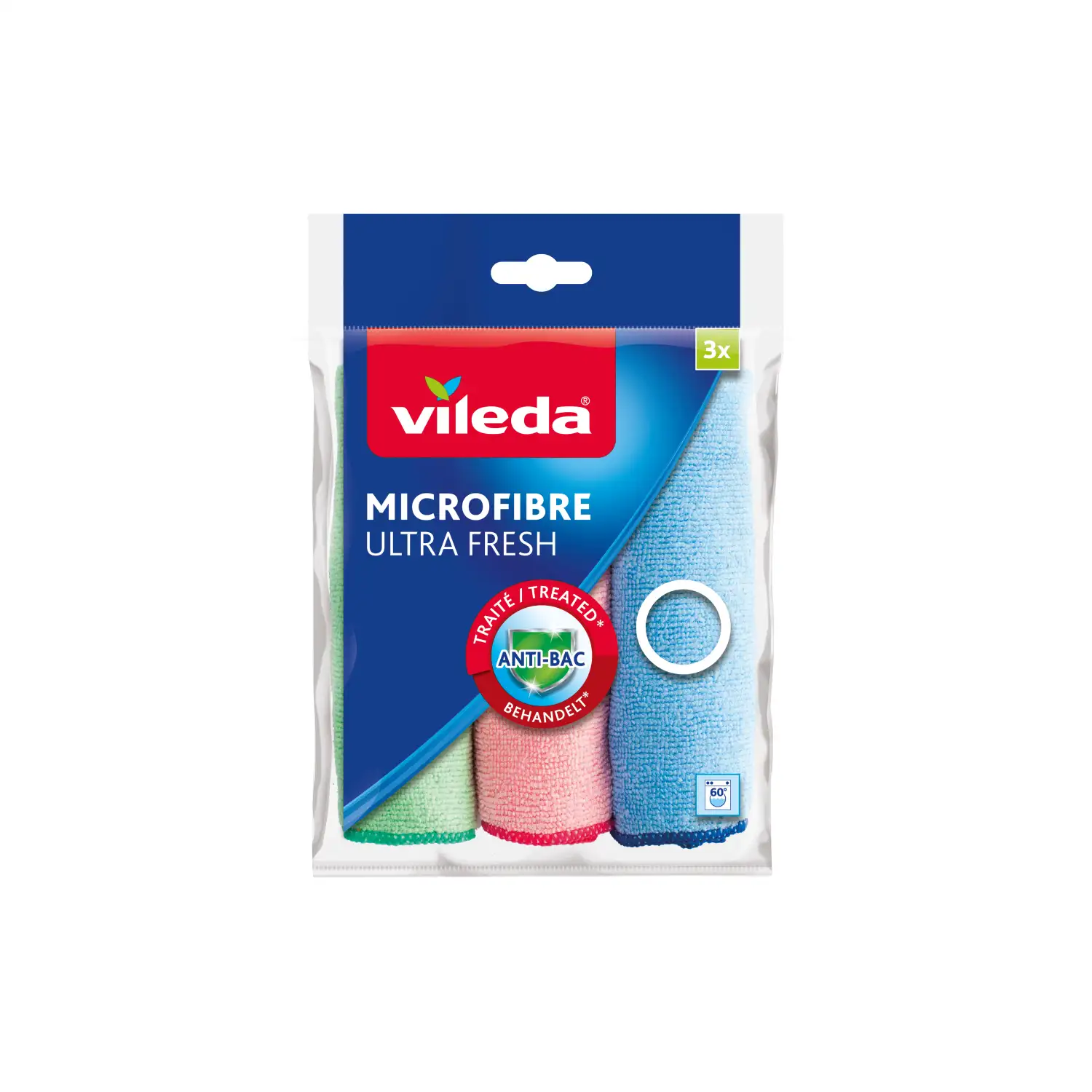 Mik. šluostė VILEDA ULTRA FRESH, 3 vnt., AW26