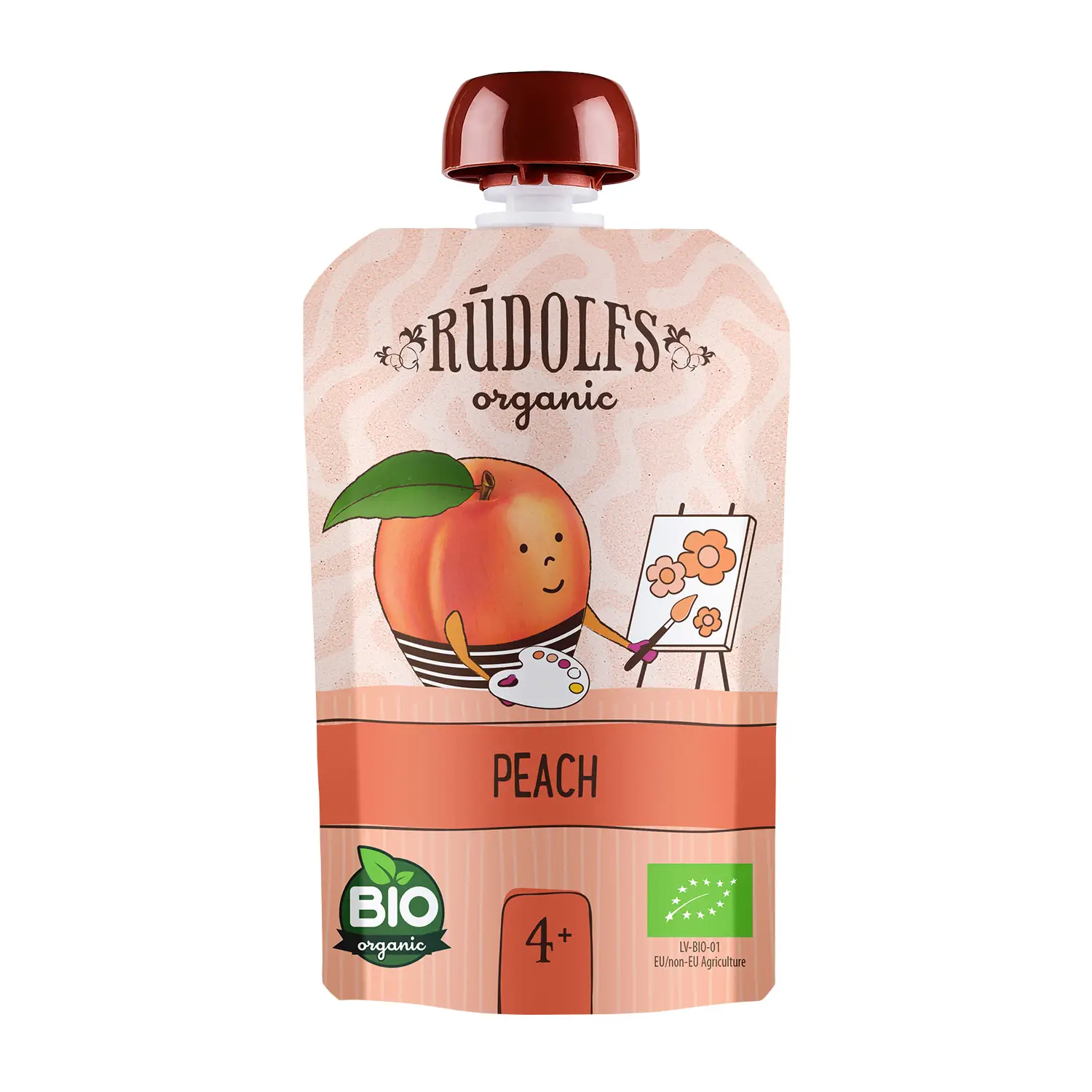 Biezenis Rūdolfs Persiku zīd. no 4m. BIO 90g