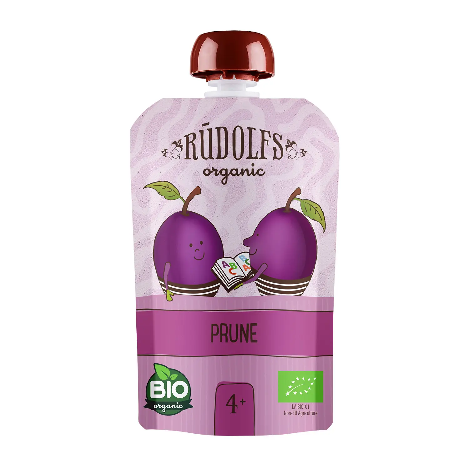 Biez.Rūdolfs Žāvētu plūmju zīd.no 4m. BIO 90g