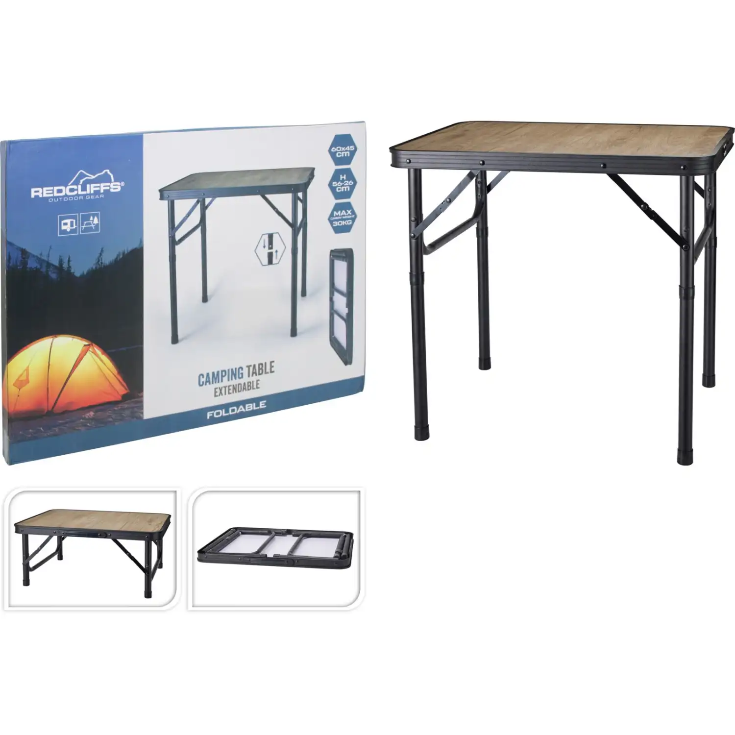 Saliekams kempinga galds 60x45x54cm SO26