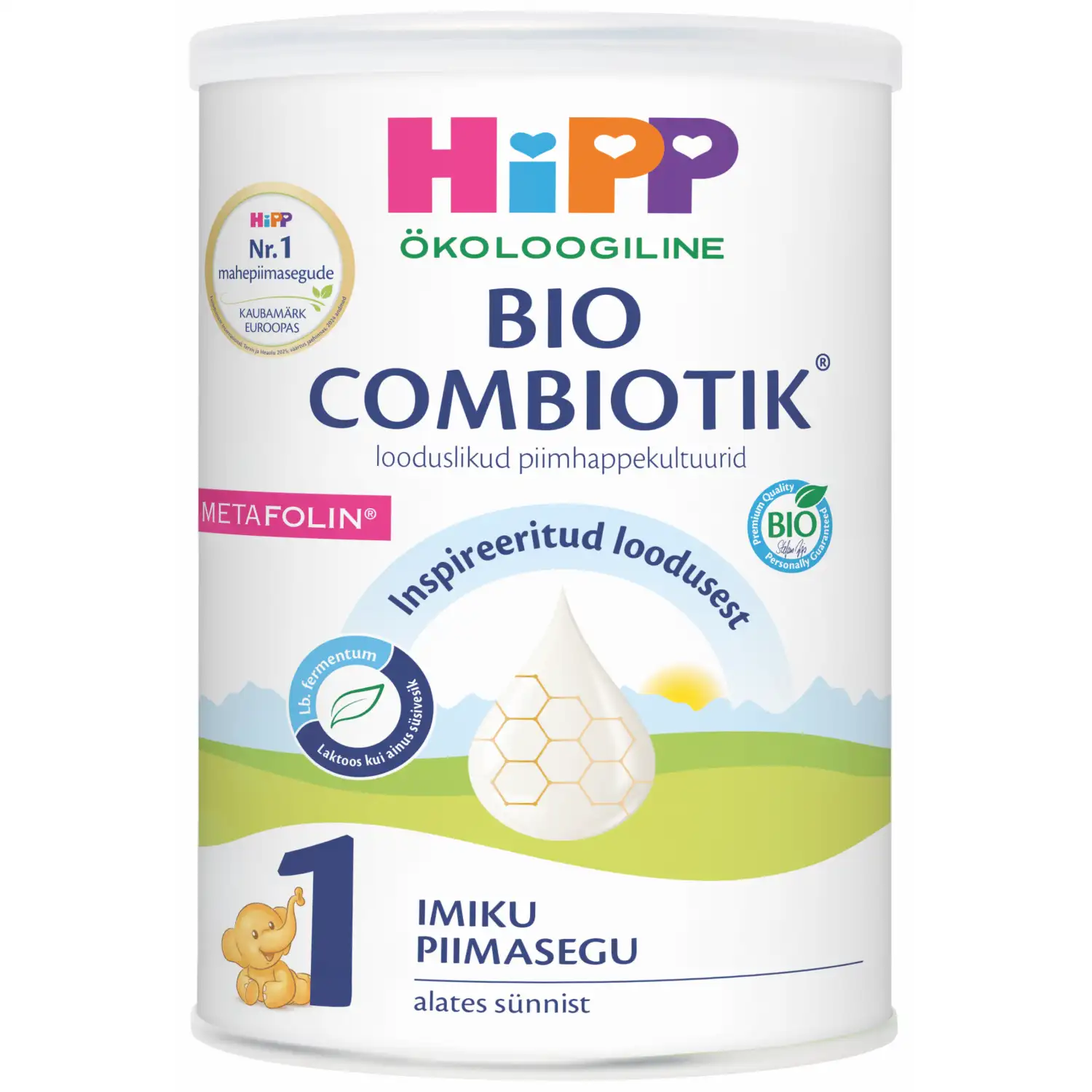 P.segu imikule Hipp 1 Comb. al. sün. öko 800g
