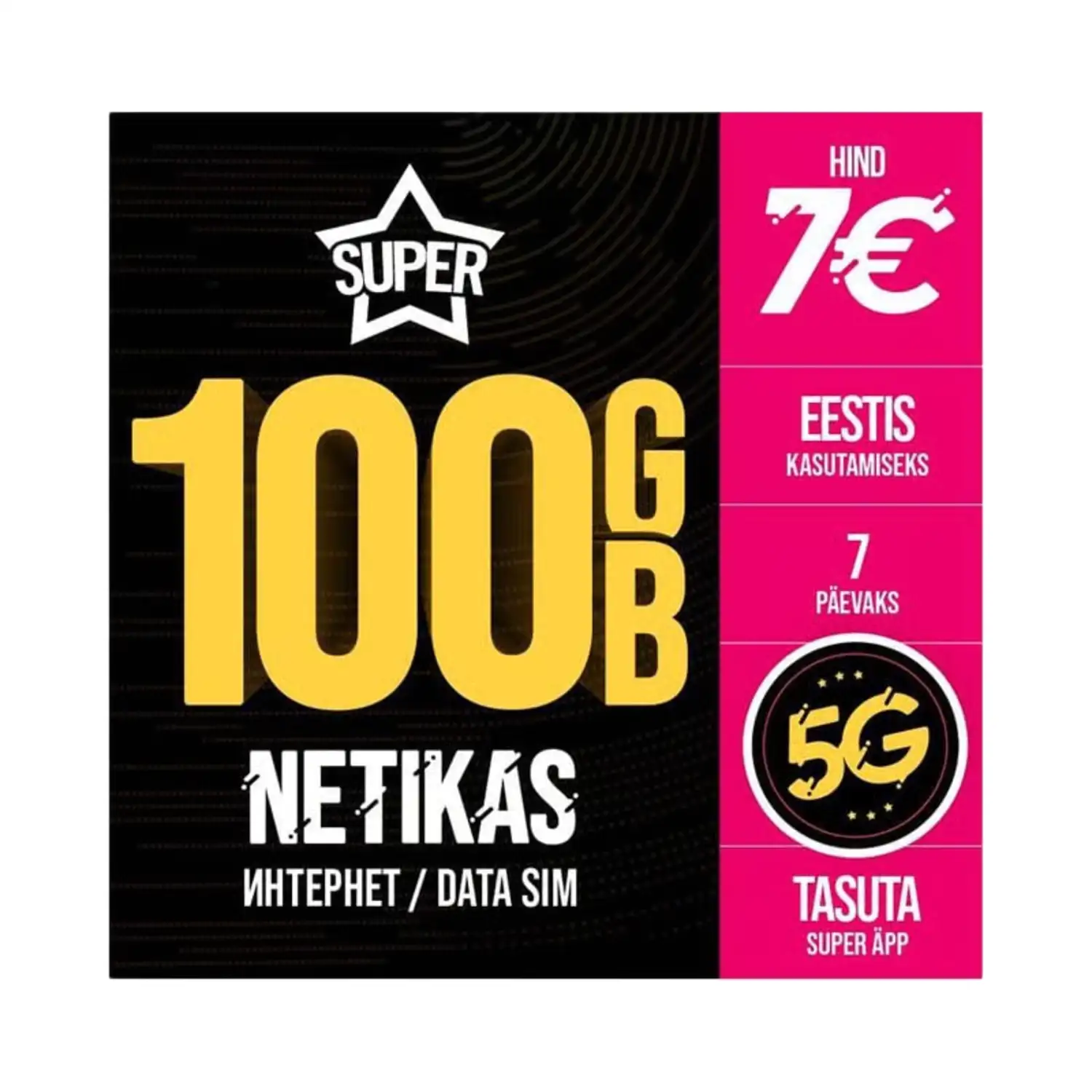 Stardipakett Super 7 Eur