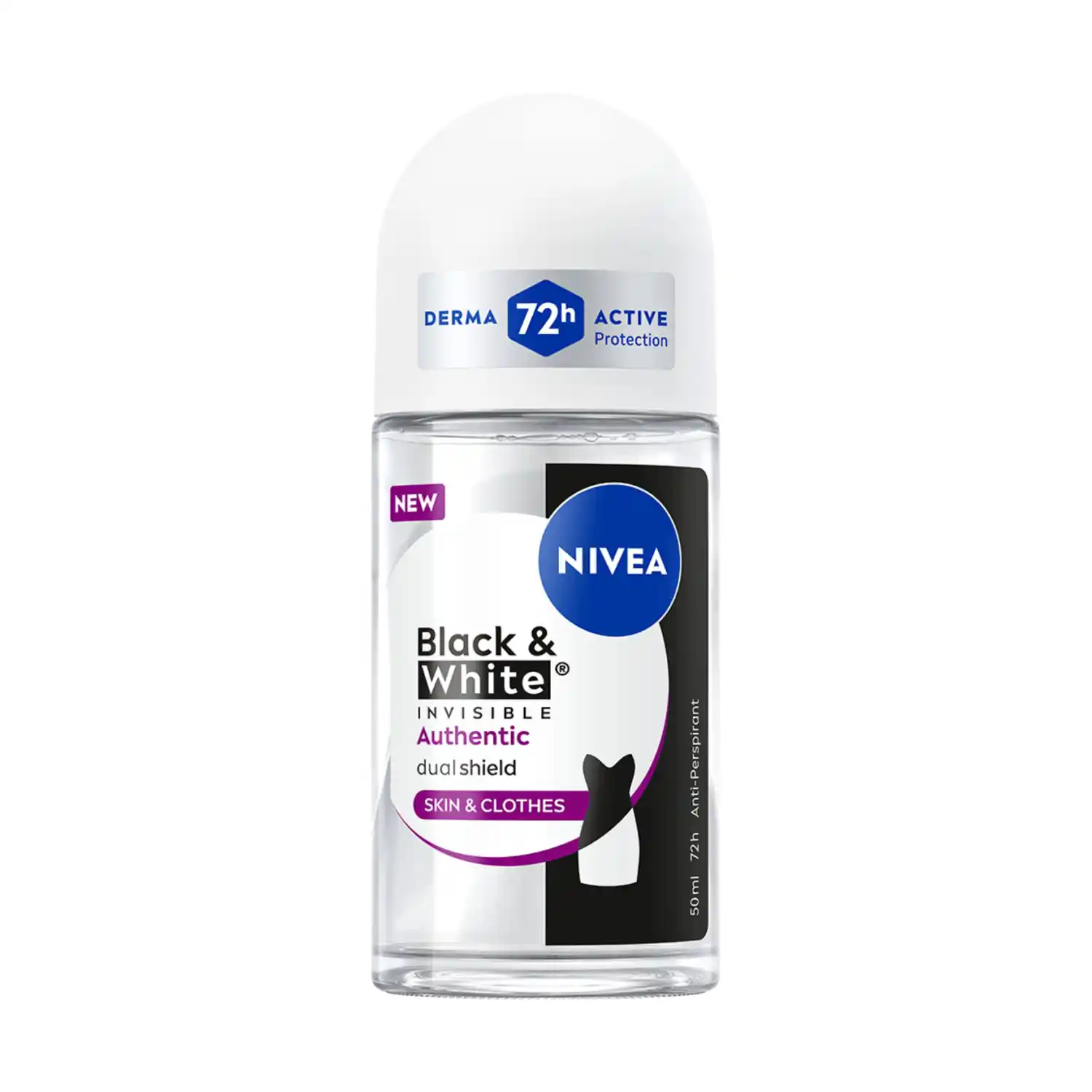 Antiper.rul. Nivea Black&White Auth.siev.50ml