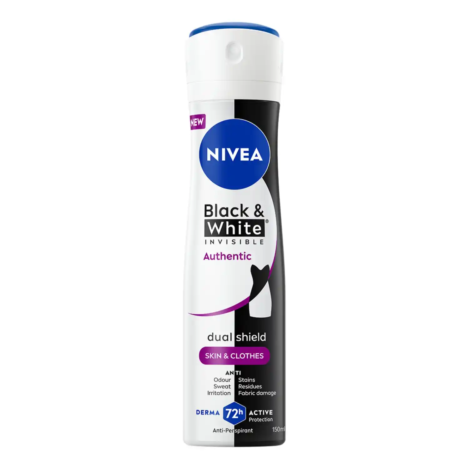 Antipersp. Black&White Authentic Nivea 150ml