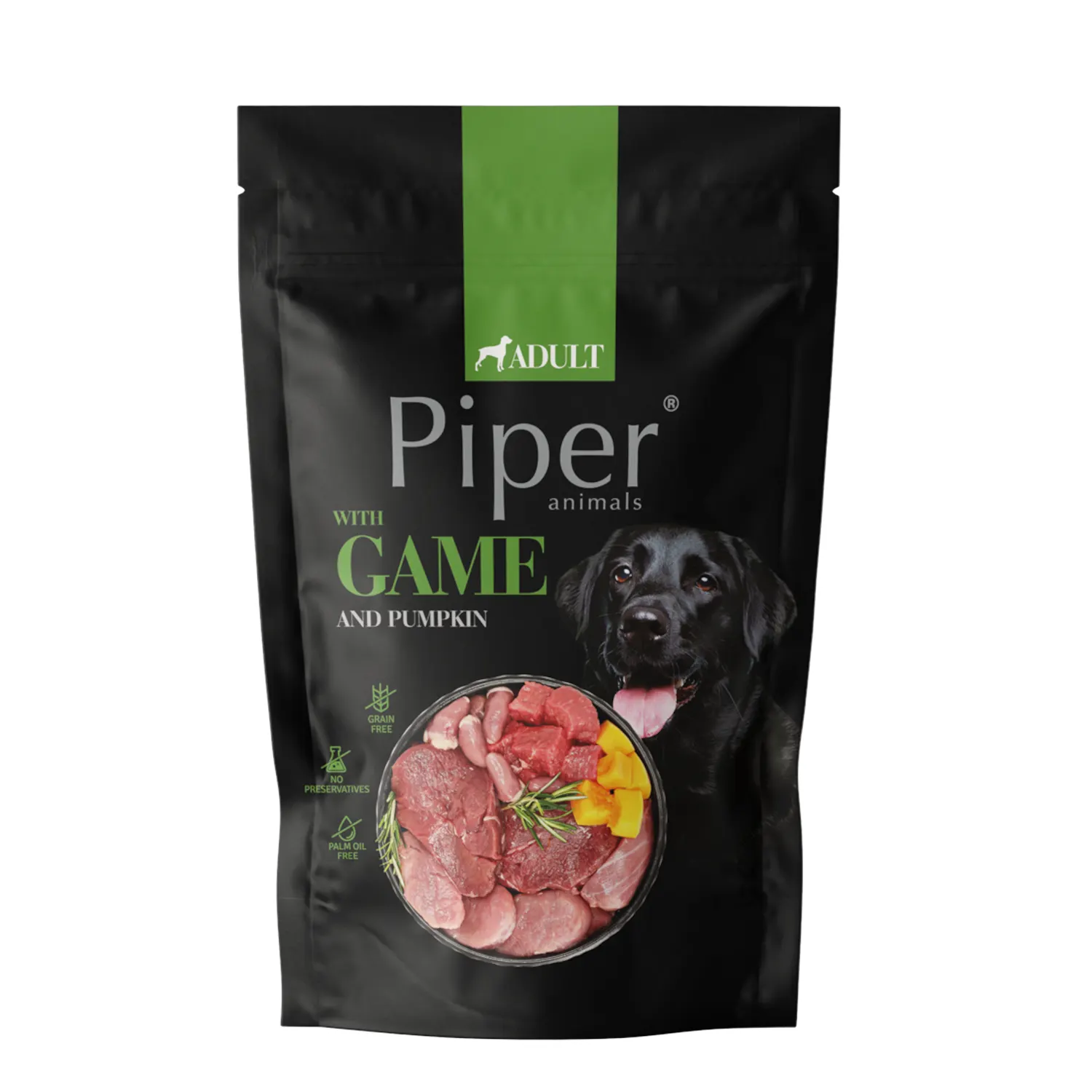 Koeratoit ulukiliha ja kõrvitsaga Piper 500g