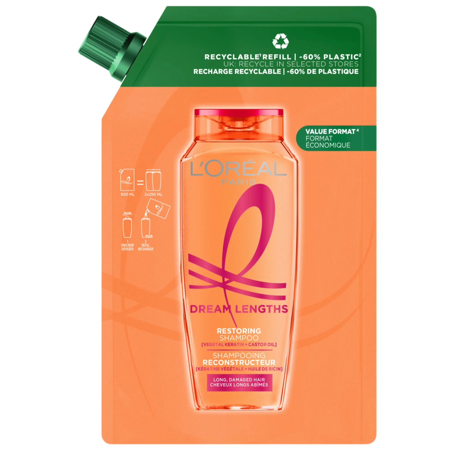 Šamp. Loreal Paris Elseve Dream Long R. 500ml
