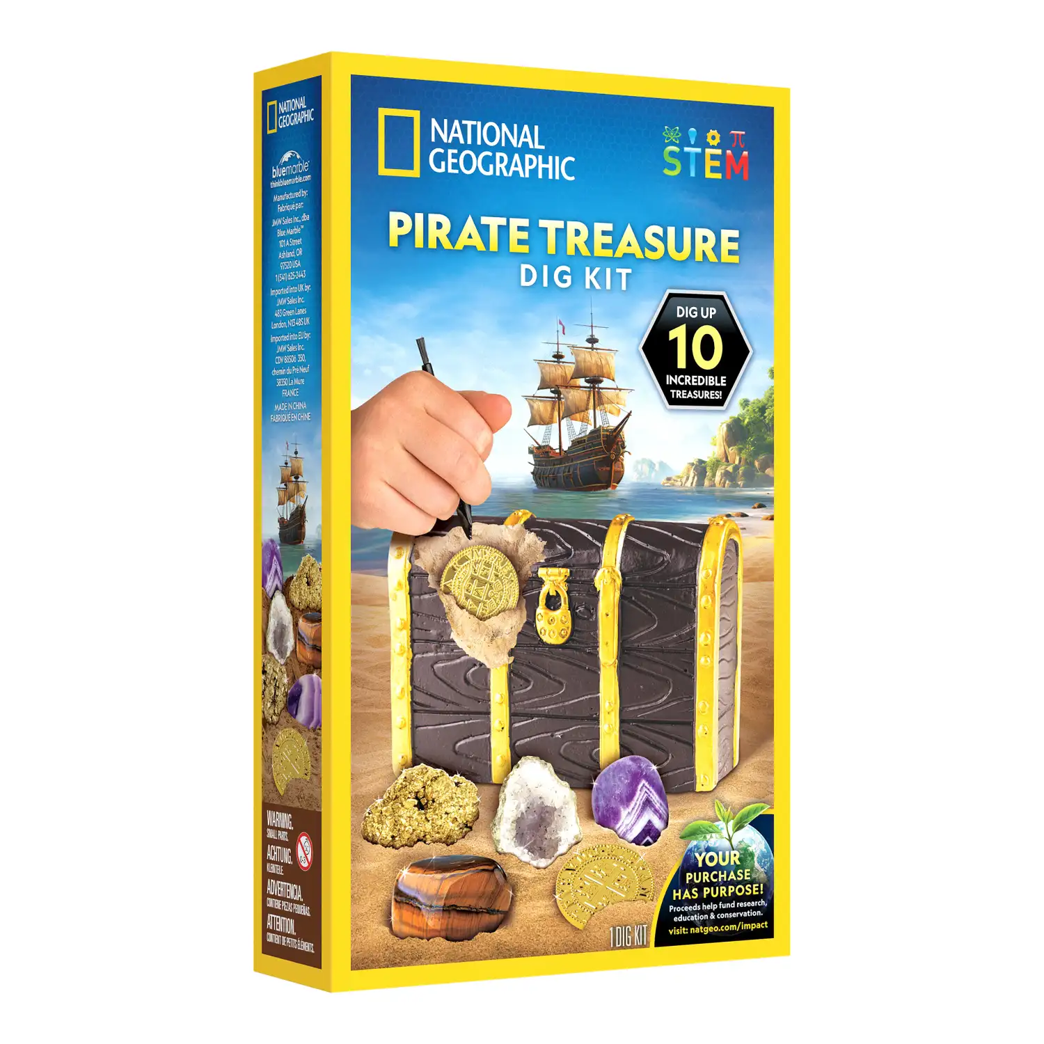 Rinkinys NG PIRATE TREASURE DIG KIT