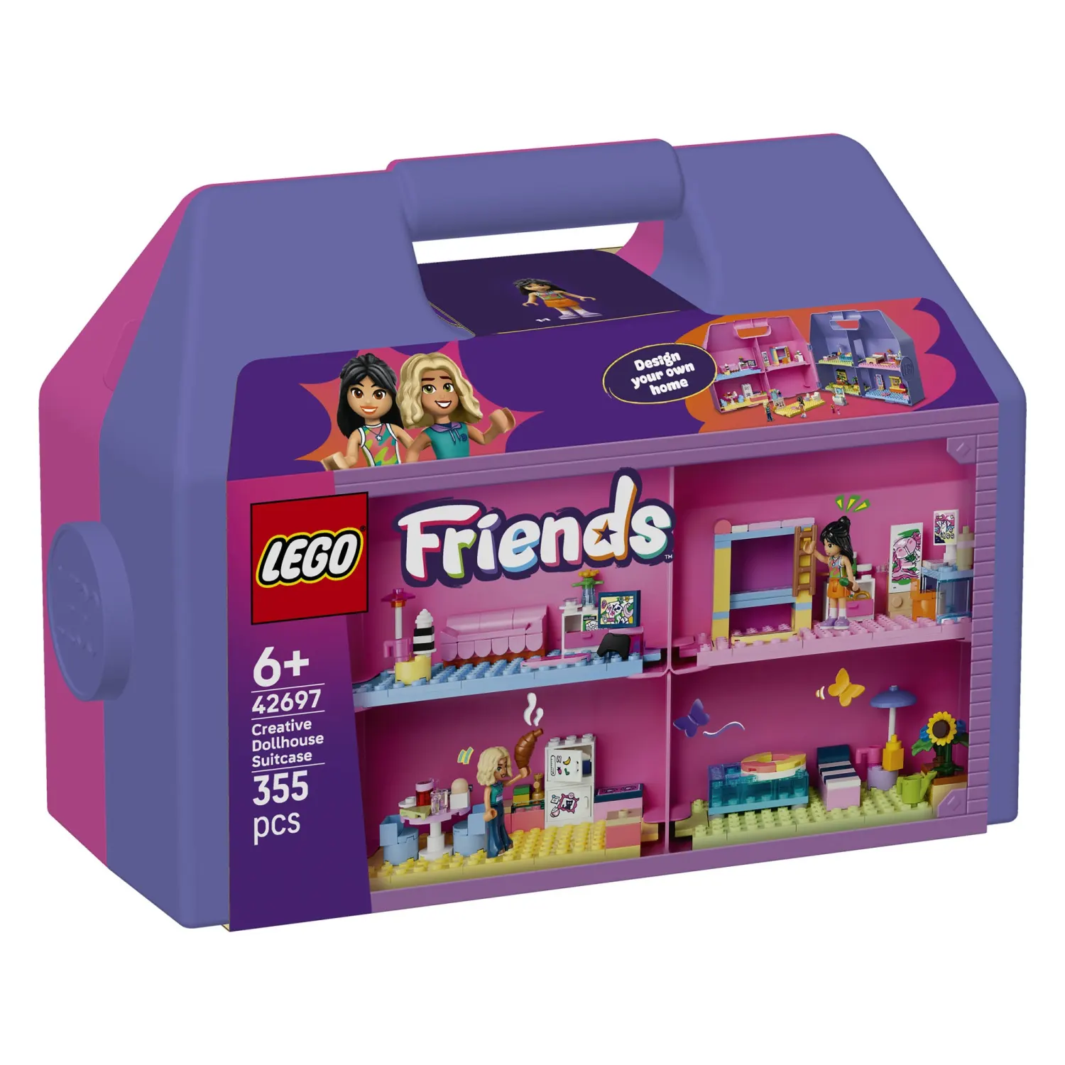 Konstr. LEGO, lėlių lagamin., 42697