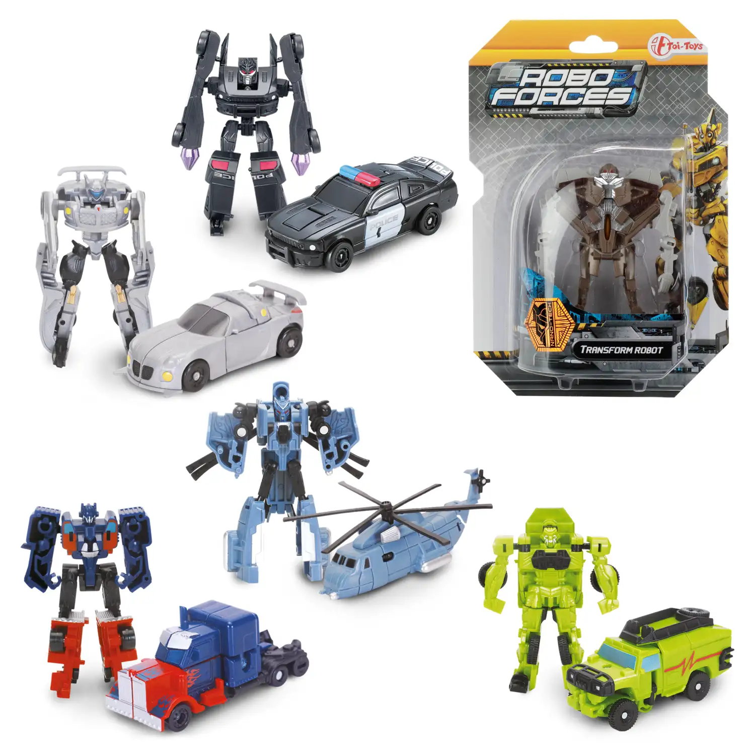 Transformeriai ROBOFORCES, 8 cm, SS26
