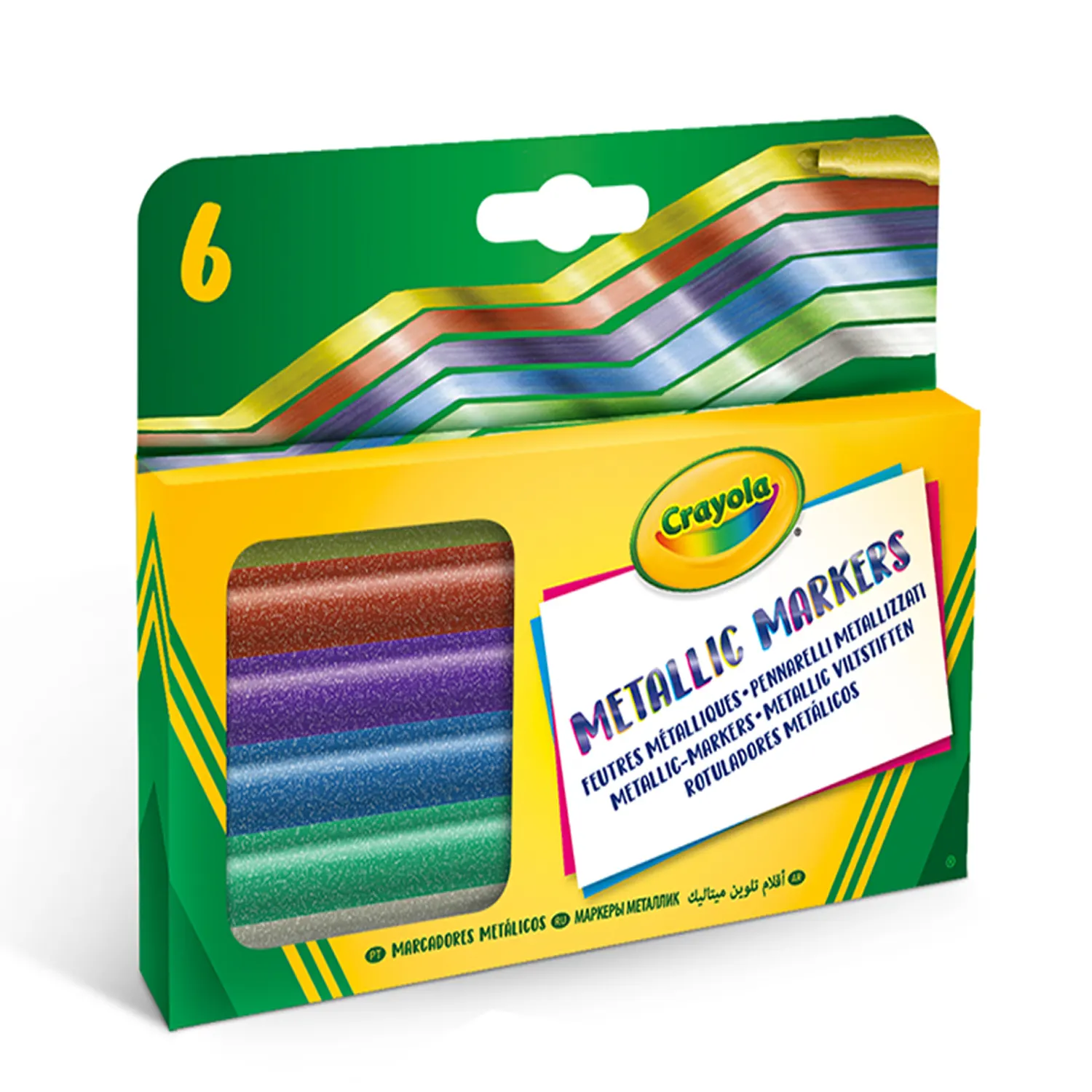 Metallik-markerid Crayola 6tk