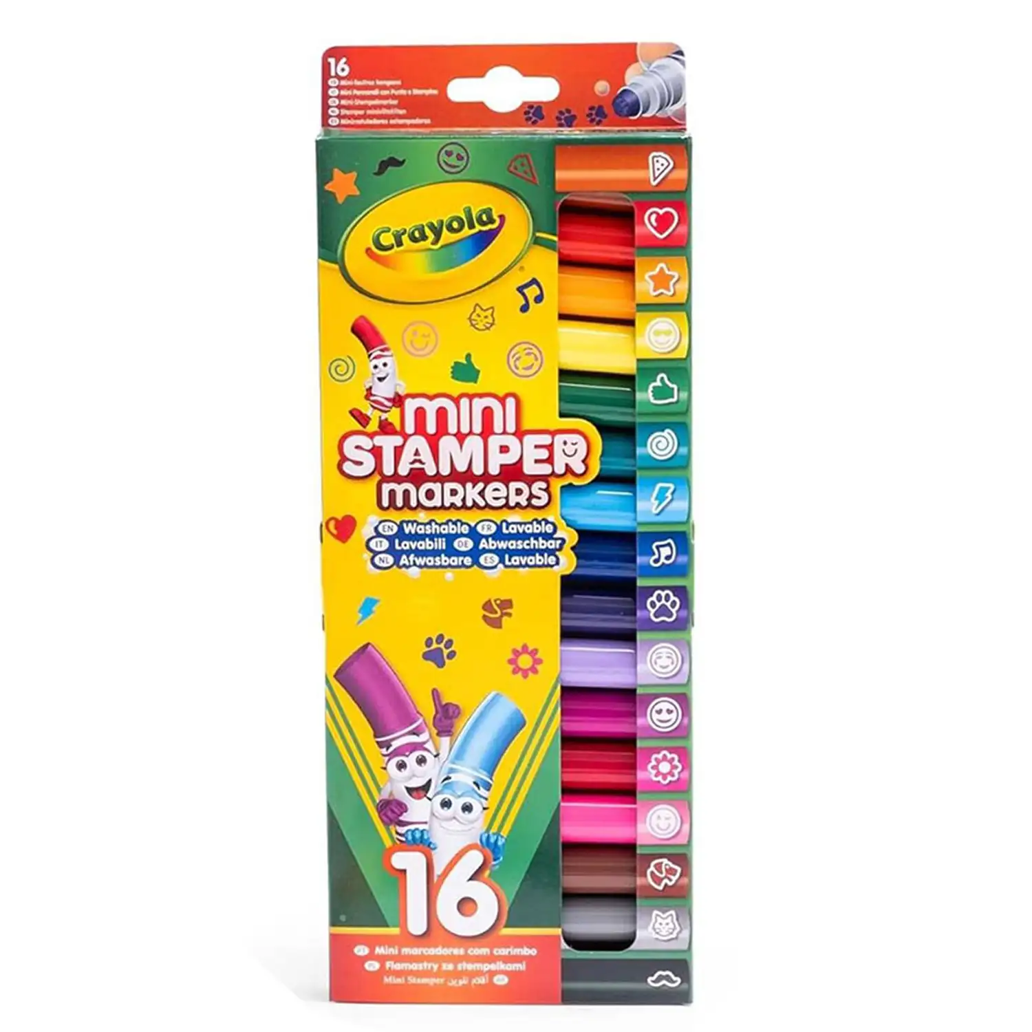 Minimarkerid templiotsaga Crayola 16tk