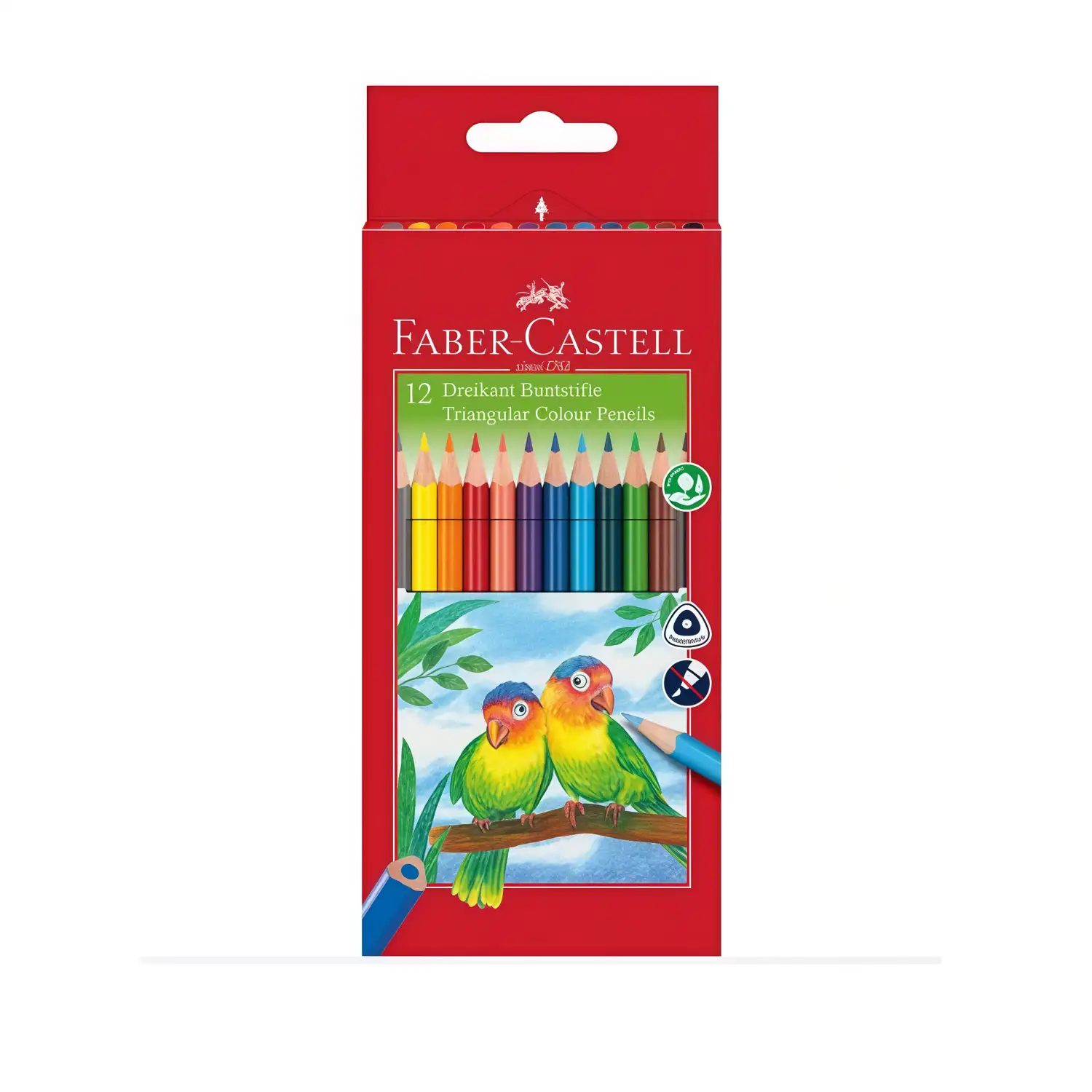Sp.pieštukai FABER-CASTELL, 12 spalvų