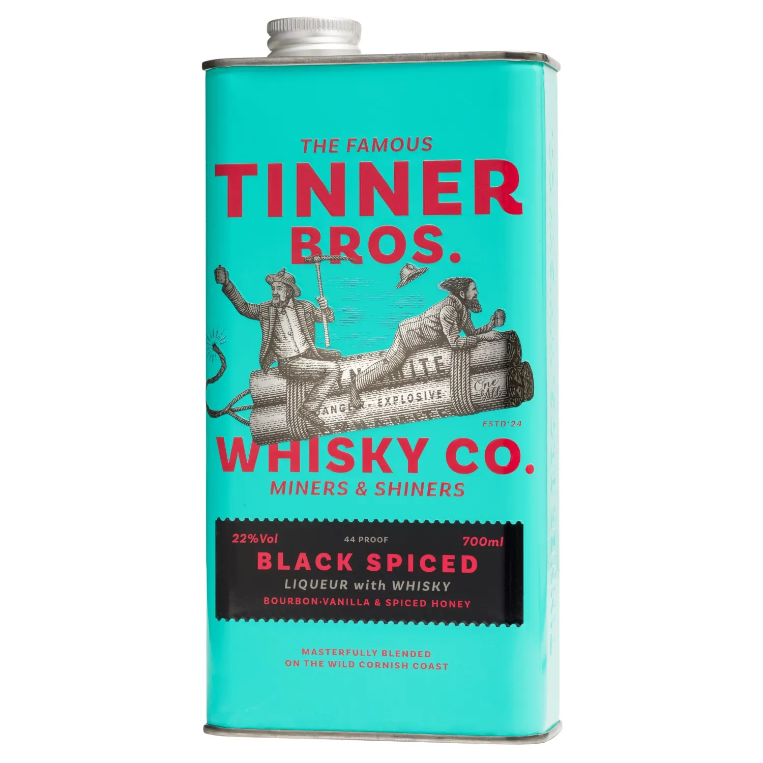 Viskio likeris TINNER BL. SPICED, 22 %, 0,7 l