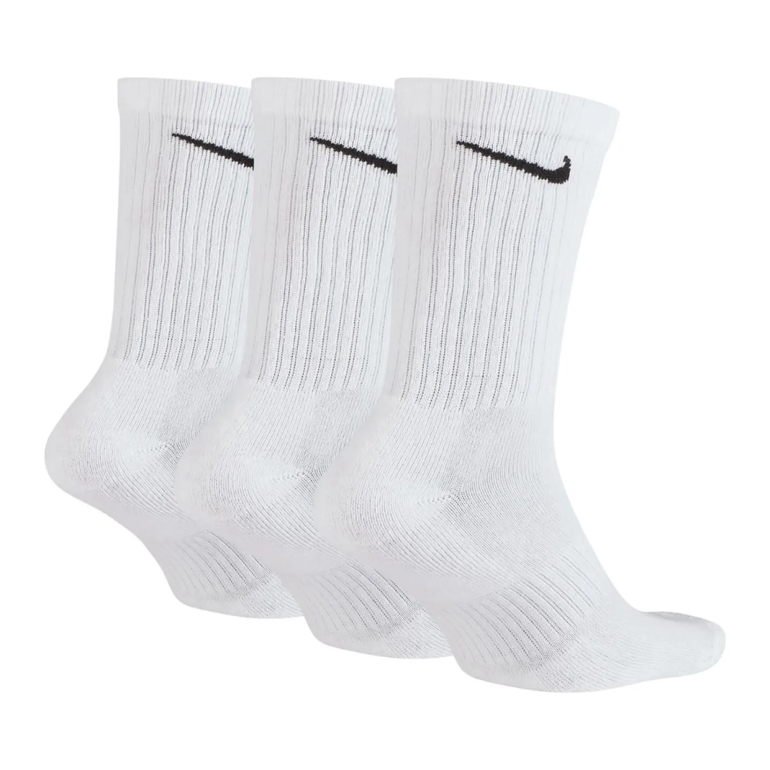 Zeķes Nike 3 pāri 38/42 baltas AW26