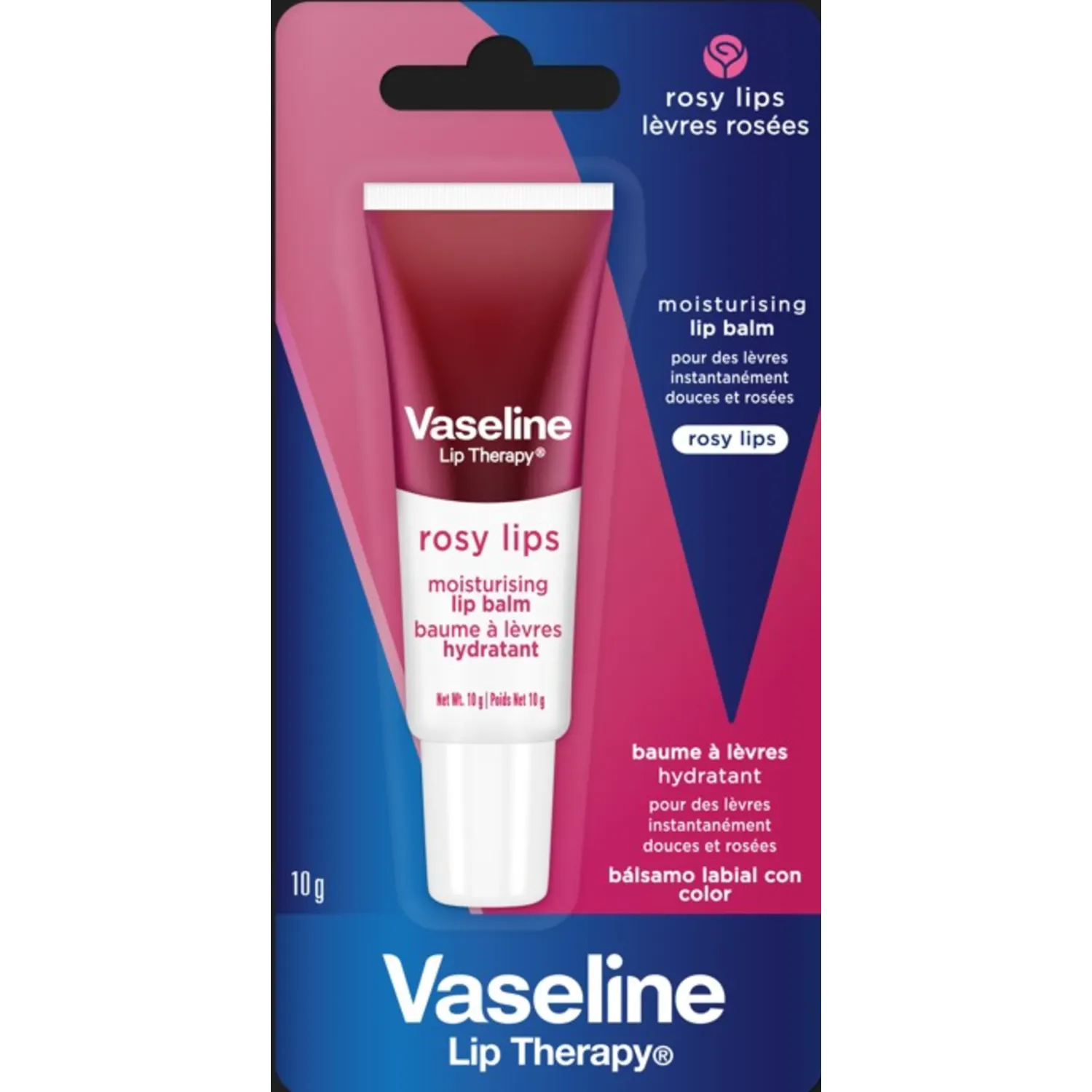 Tooniv huulepalsam Vaseline Rosy 10g
