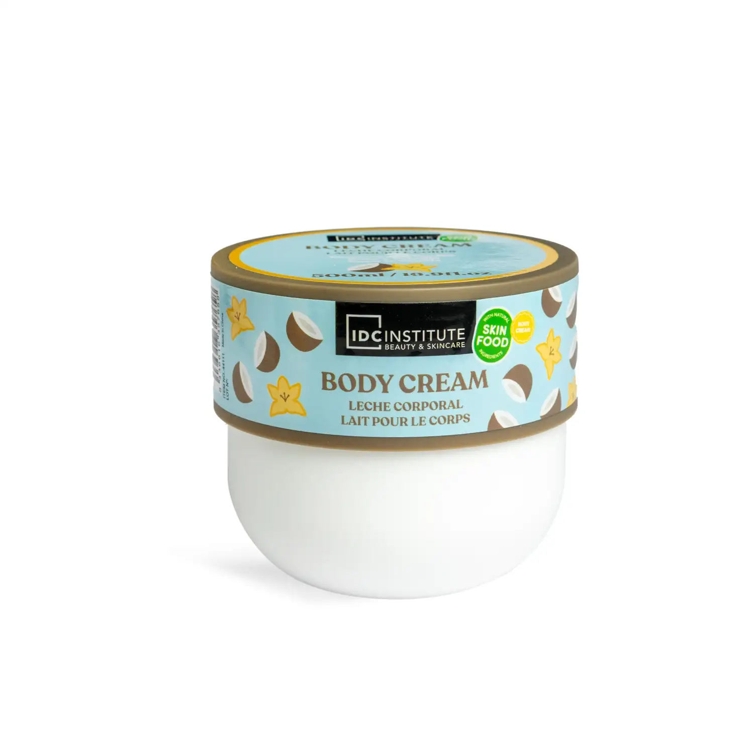 Ķermeņa krēms IDC Institute kokosr.-van. 500g